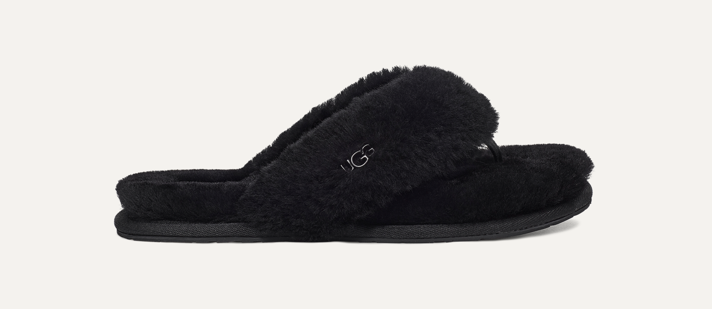 Women s Fluff Flip Flop Logo