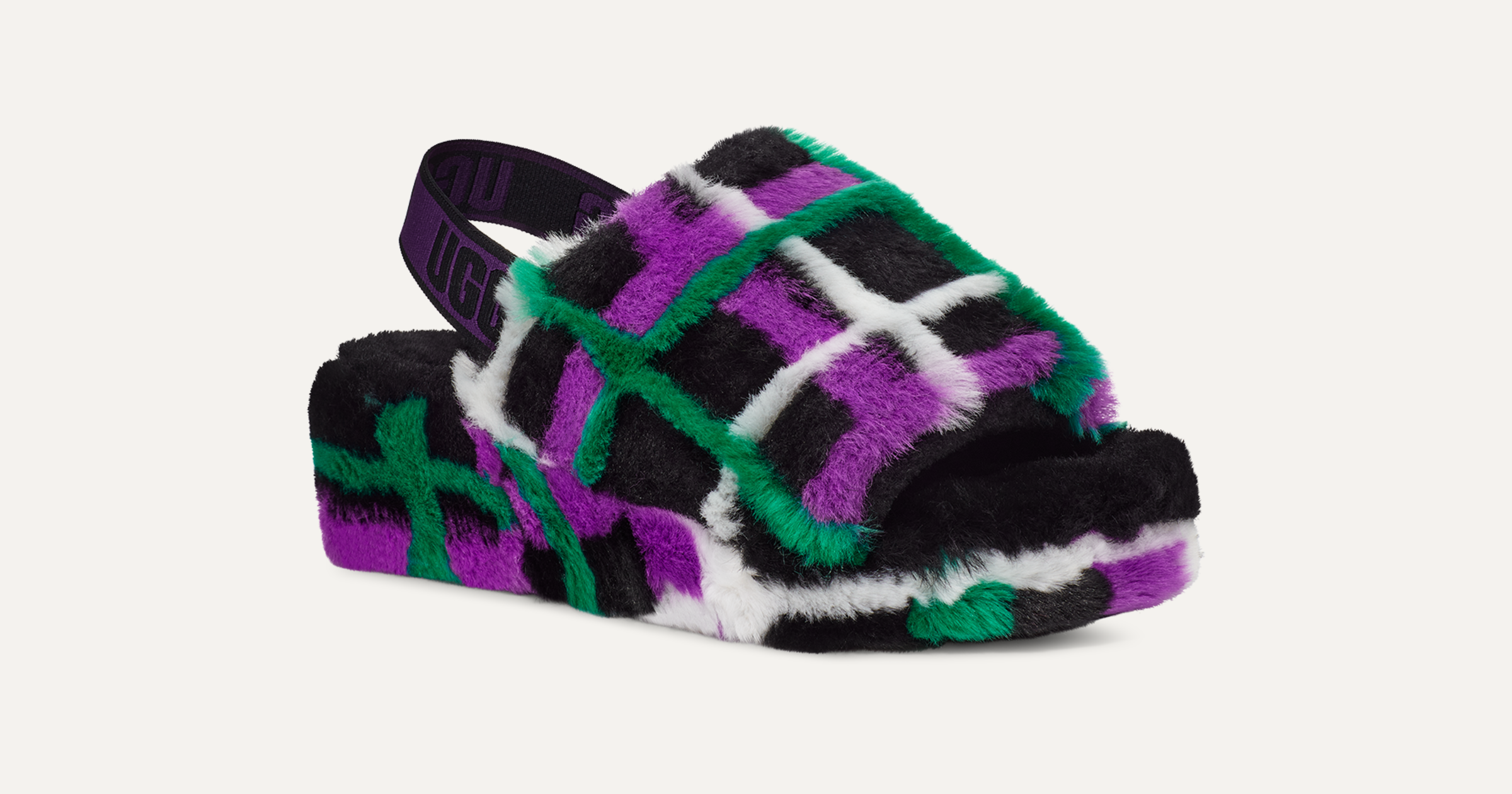 UGG® Fluff Yeah Slide Plaid Punk for Women | UGG®
