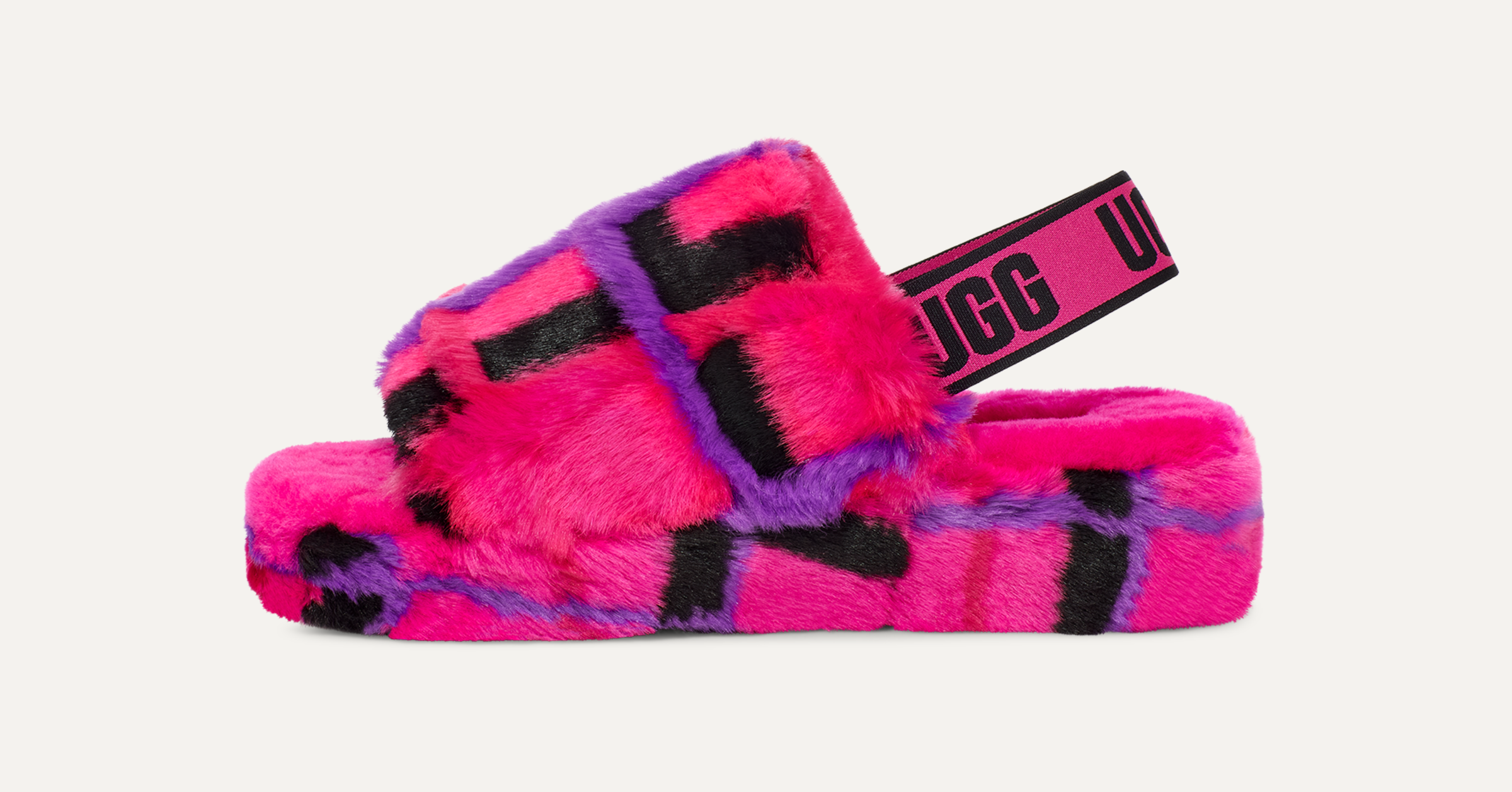 UGG® Fluff Yeah Slide Plaid Punk for Women | UGG®