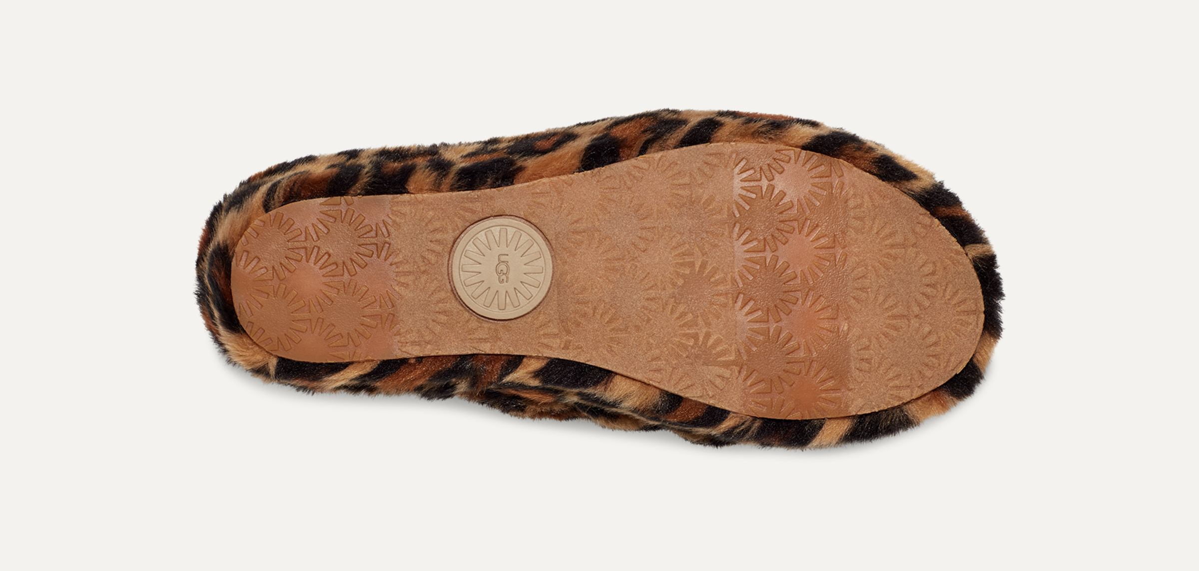Leopard ugg slides best sale