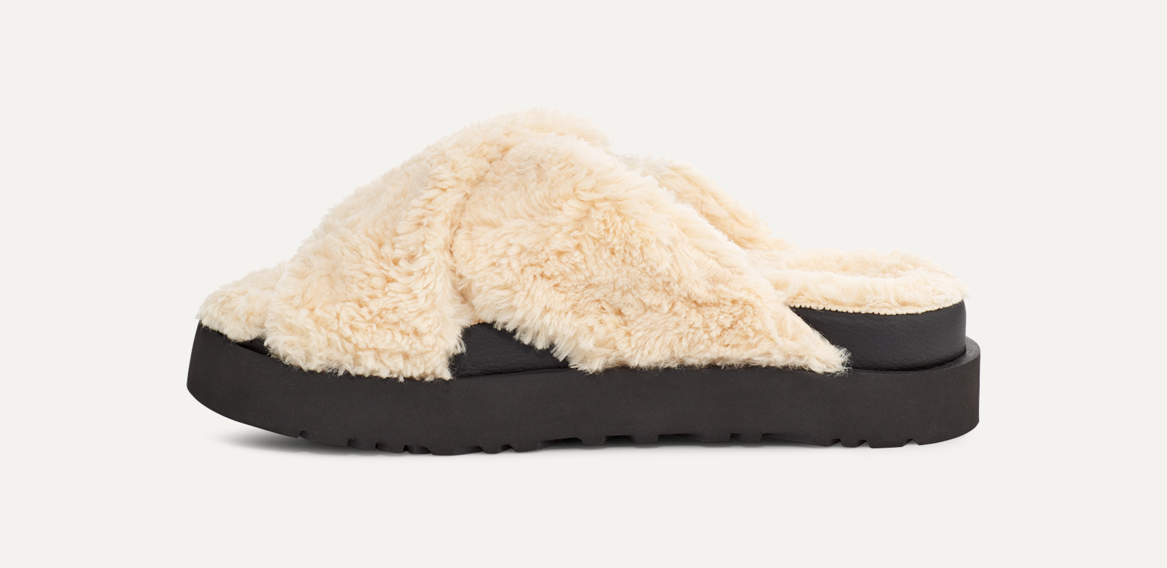 Fuzz Sugar Cross Slide Sandal | UGG
