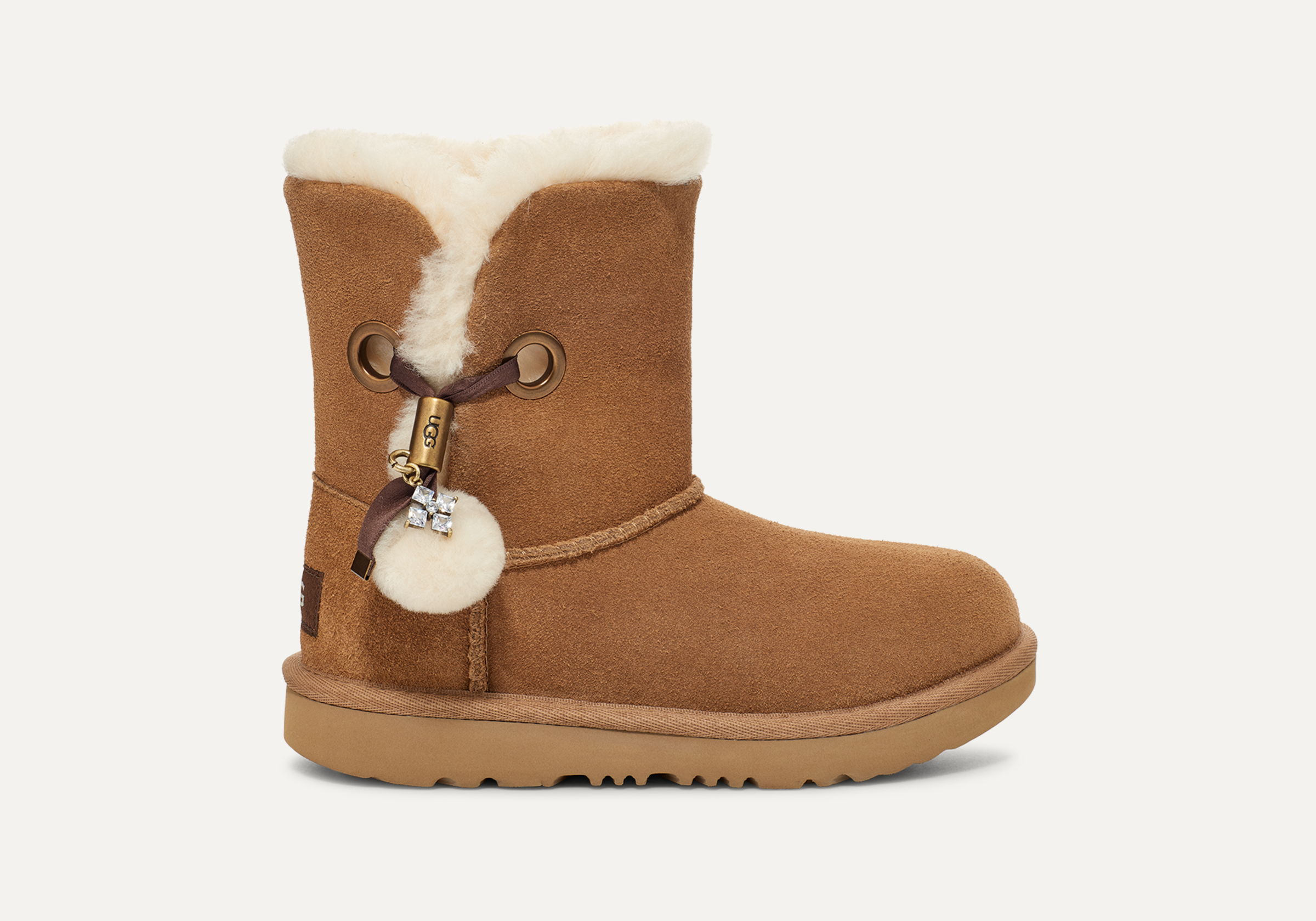 Uggs with puff balls hot sale