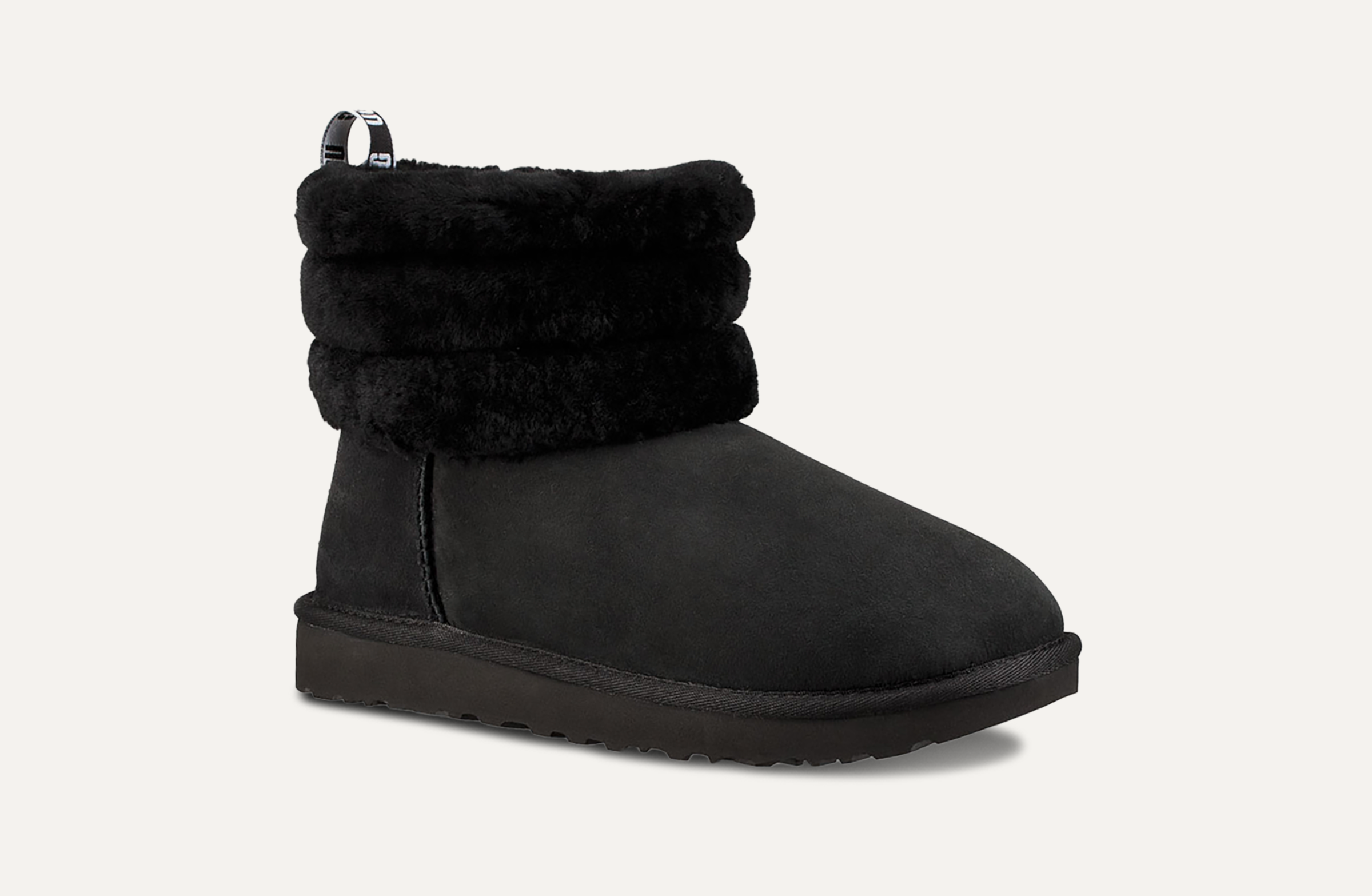 Ugg fluff mini quilted pink top