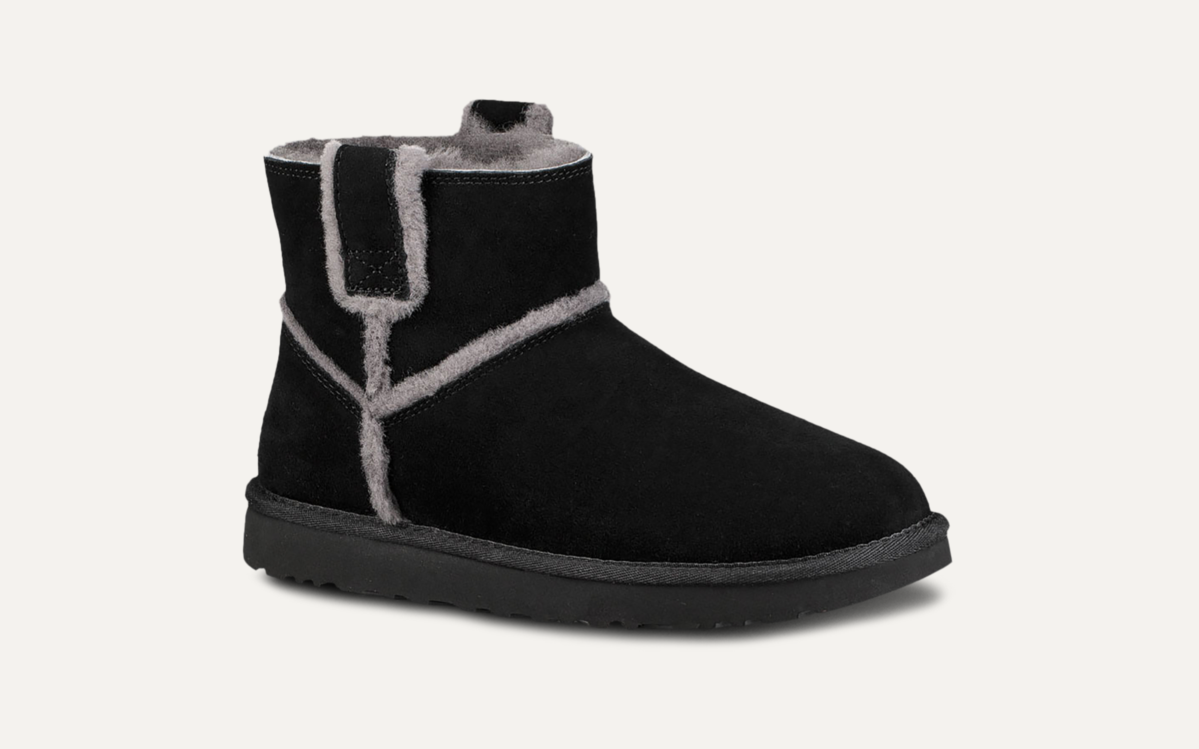 Ugg mini spill seam bow boot top