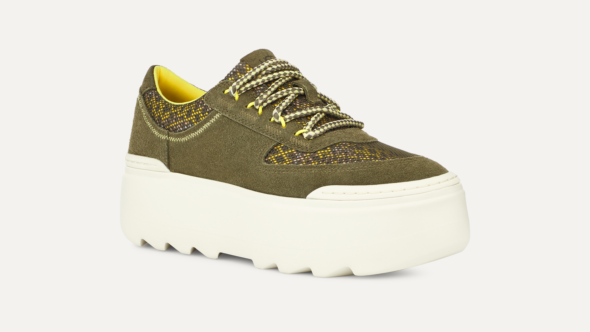 Marin Mega Lace Heritage Braid Platform Sneaker | UGG® Marin Mega Lace Heritage Braid Platform Sneaker | UGG®