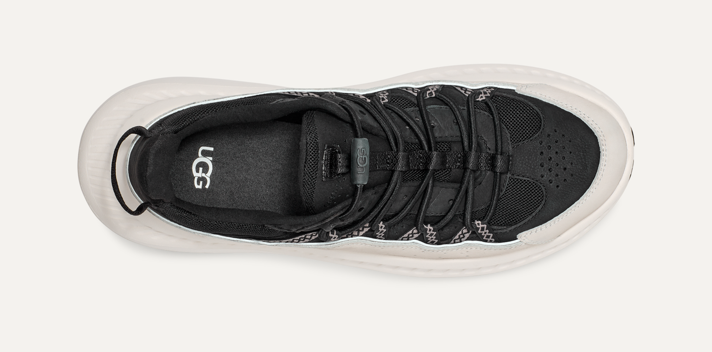 UGG CA805 V2 Remix 'Black white' 1138050-BWHT