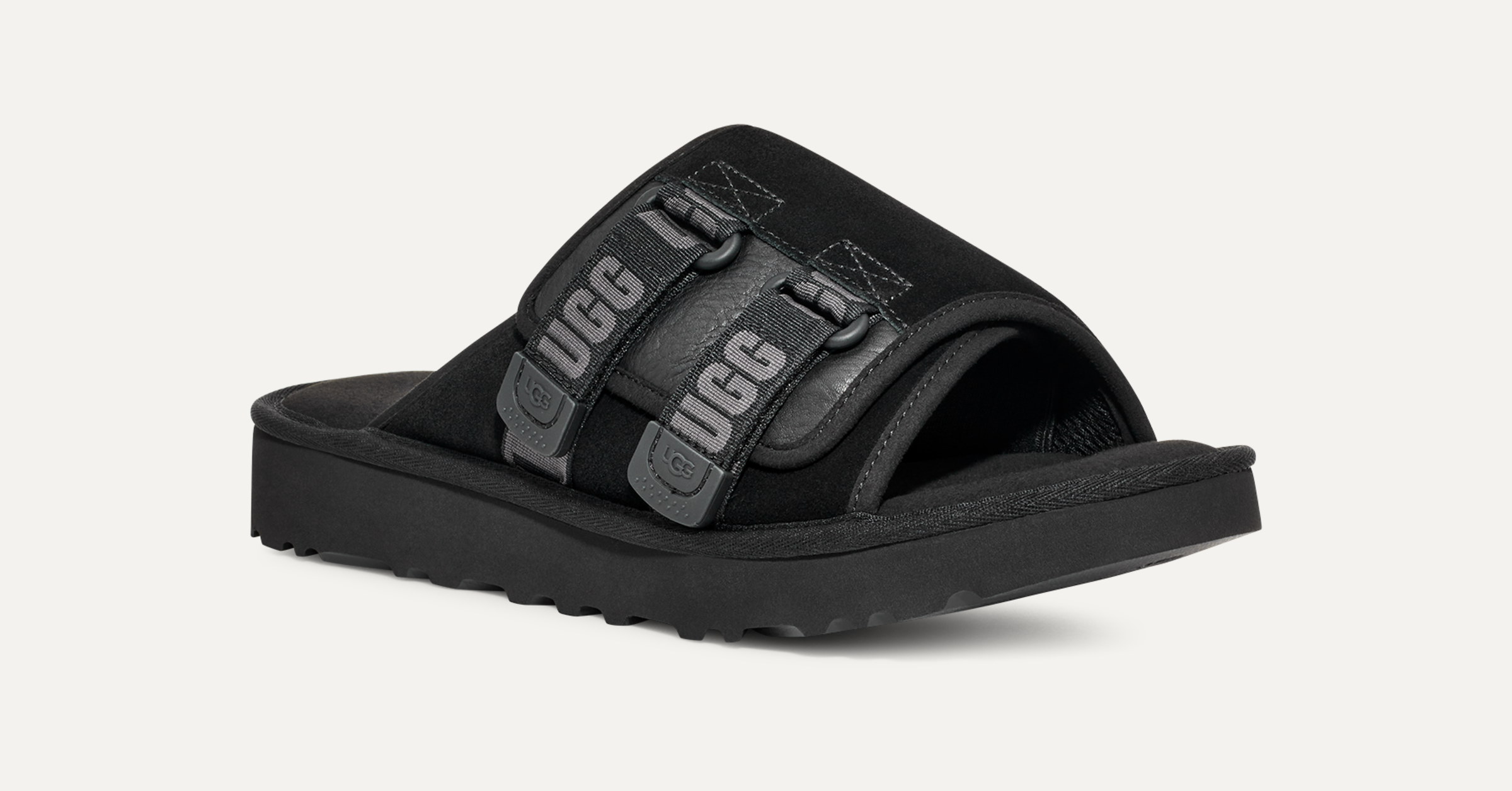 Black slide uggs clearance