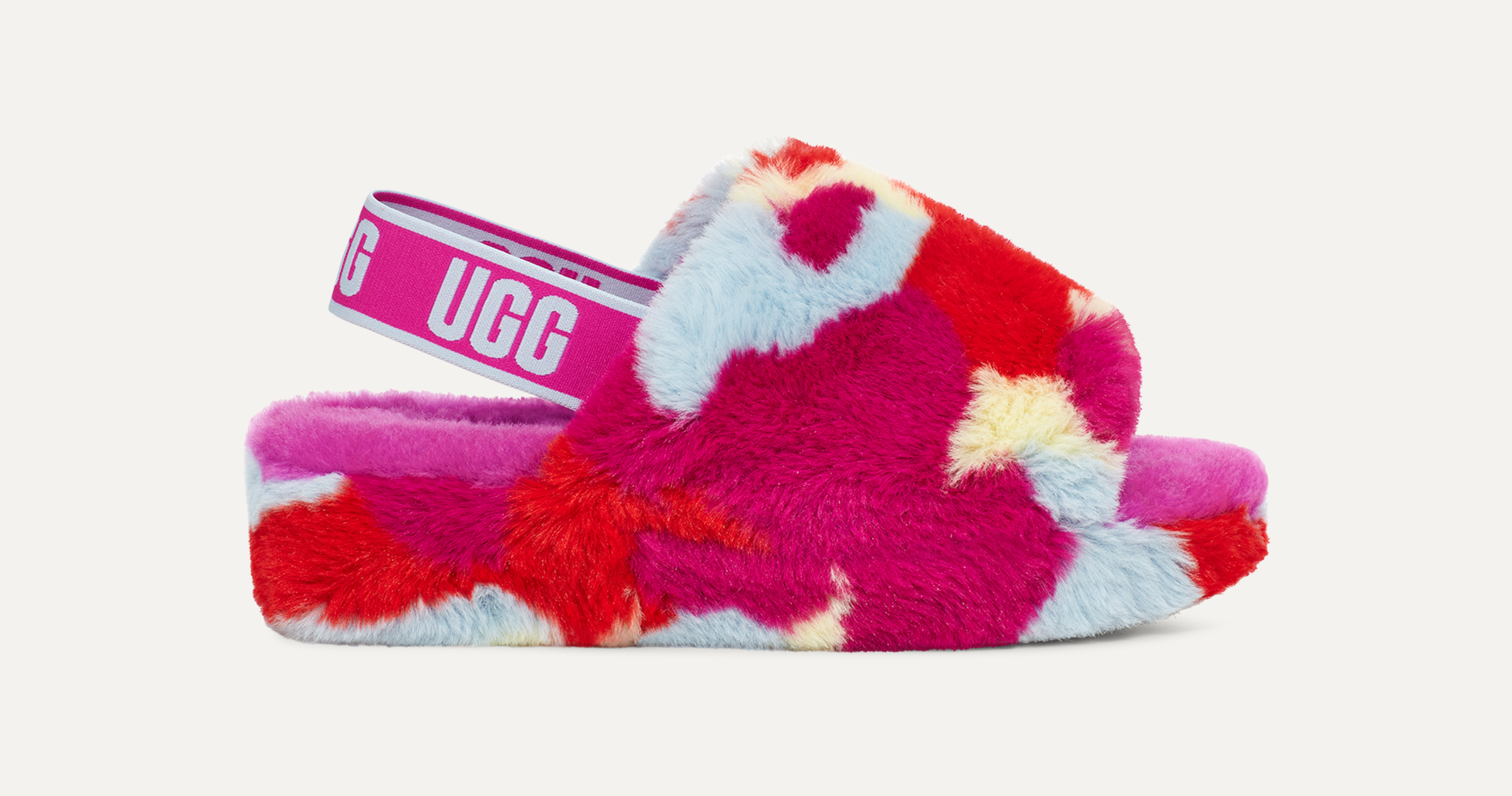 UGG Fluff Mini Quilted Motlee Multi Colored Boot's - Women's – MyCozyBoots