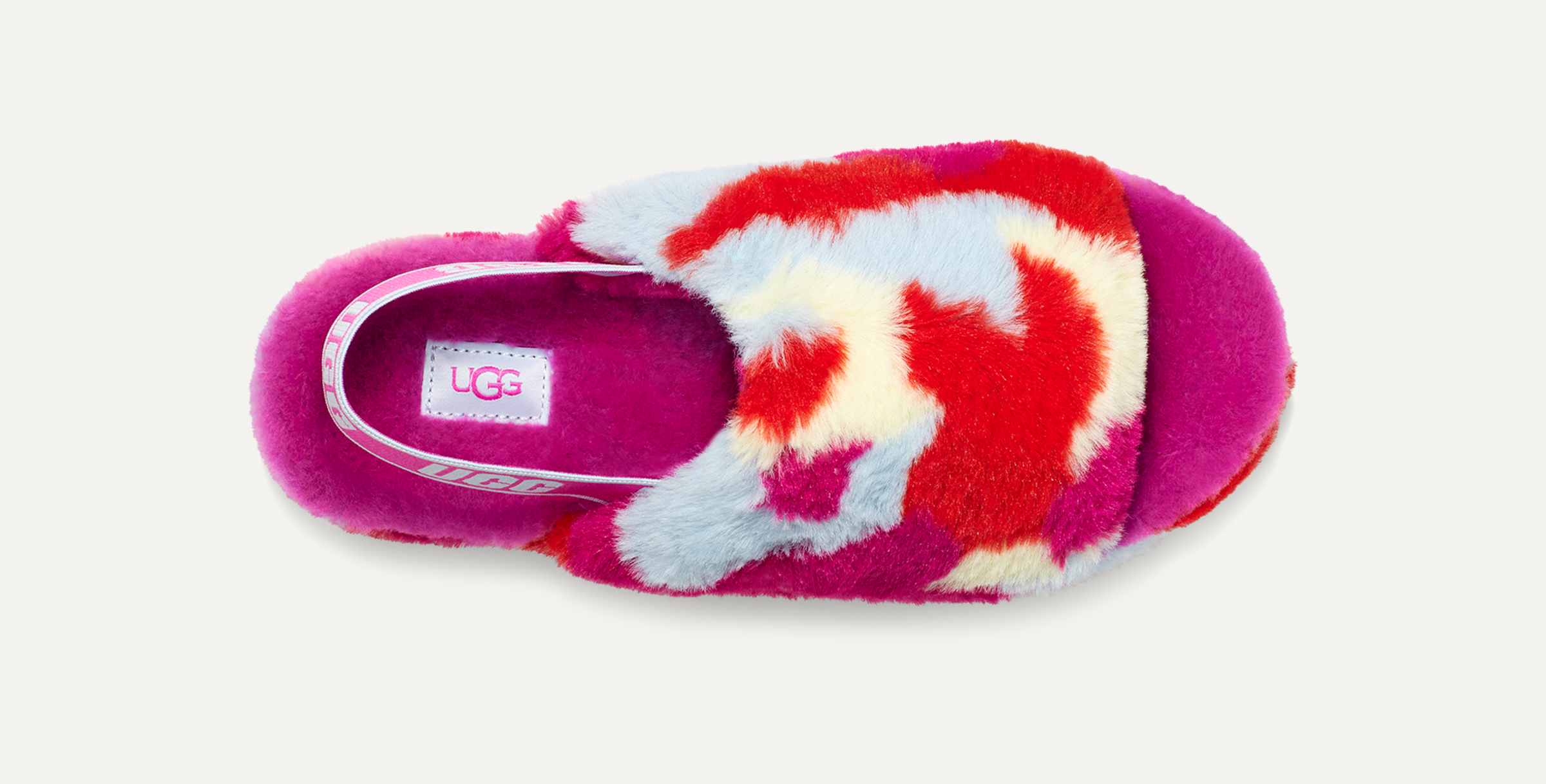 カラフルUGG☆FLUFF YEAH SLIDE CALI COLLAGEサンダル (UGG/サンダル・ミュール) 69602526【BUYMA】