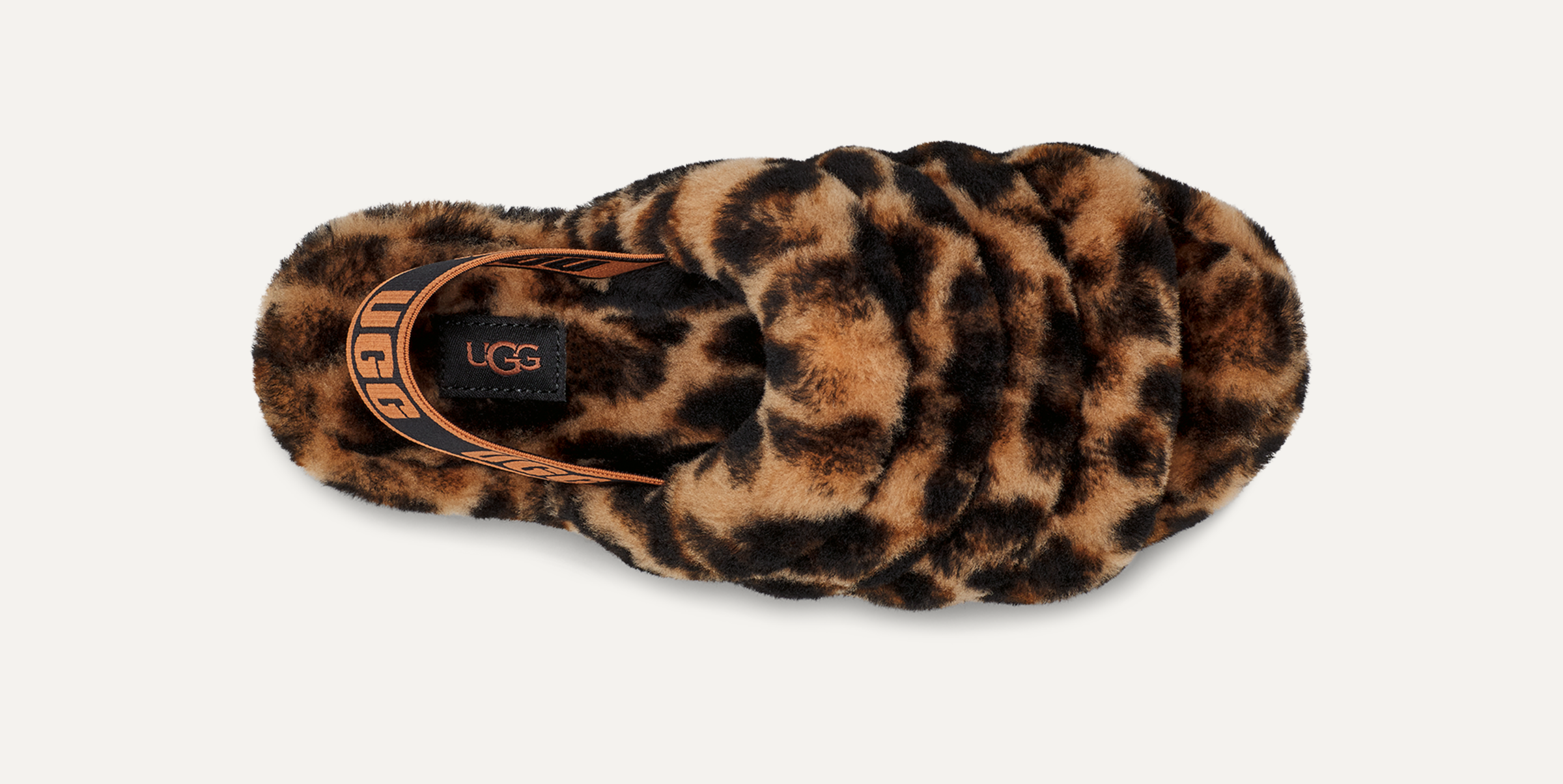 UGG Women's Fluff Yeah Slide Sheepskin Insole & Upper Slippers (Chestnut,  10)