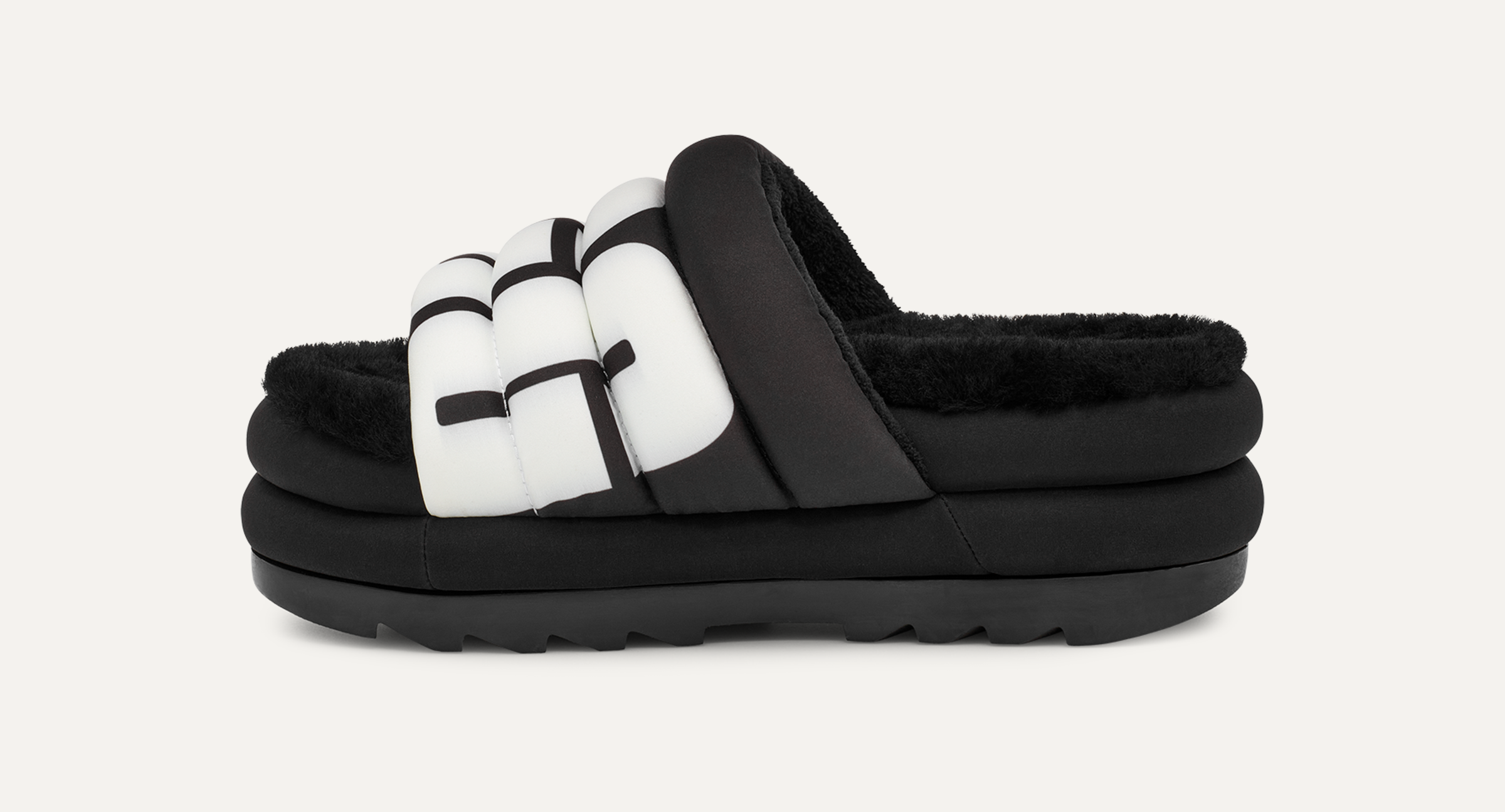 【有名人芸能人】 Maxi UGG | Sandal Logo Slide 靴