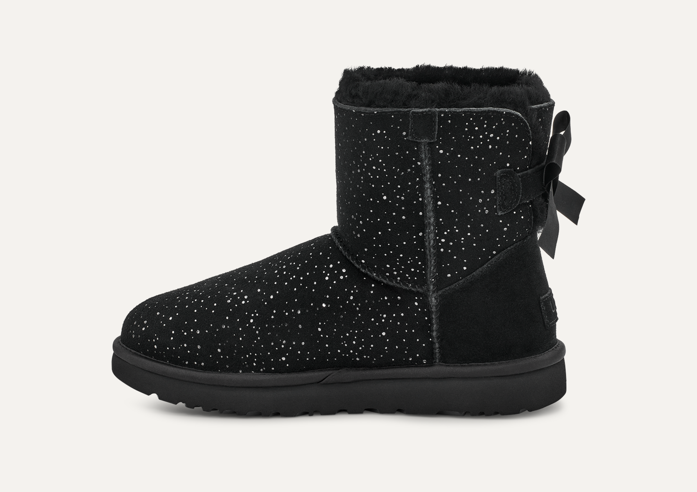 Ugg mini bailey bow metallic dusk hotsell