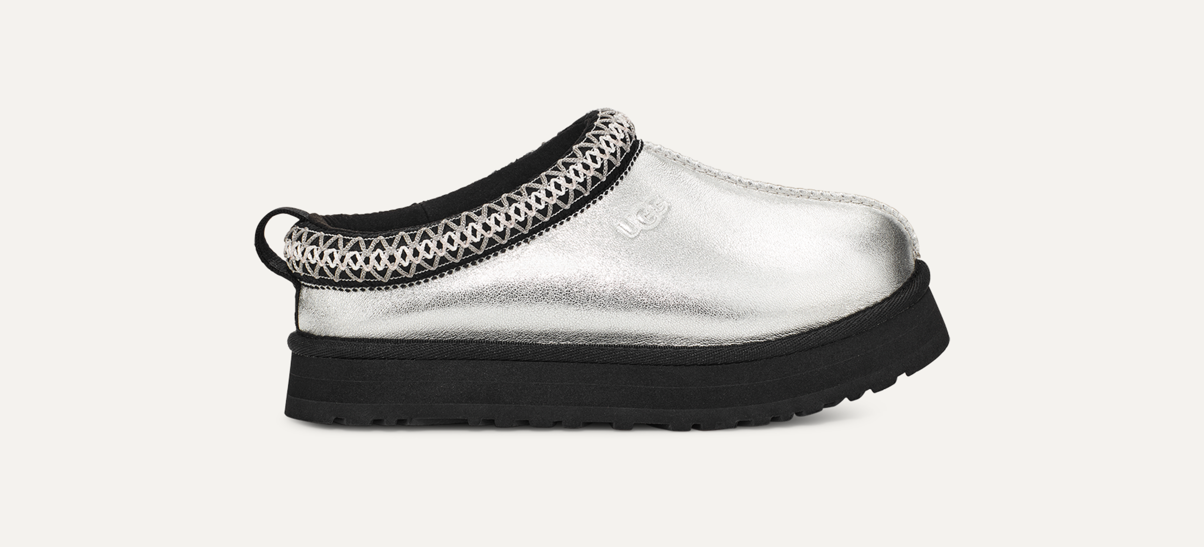 Kids' Tazz Leather Metallic Slipper | UGG®