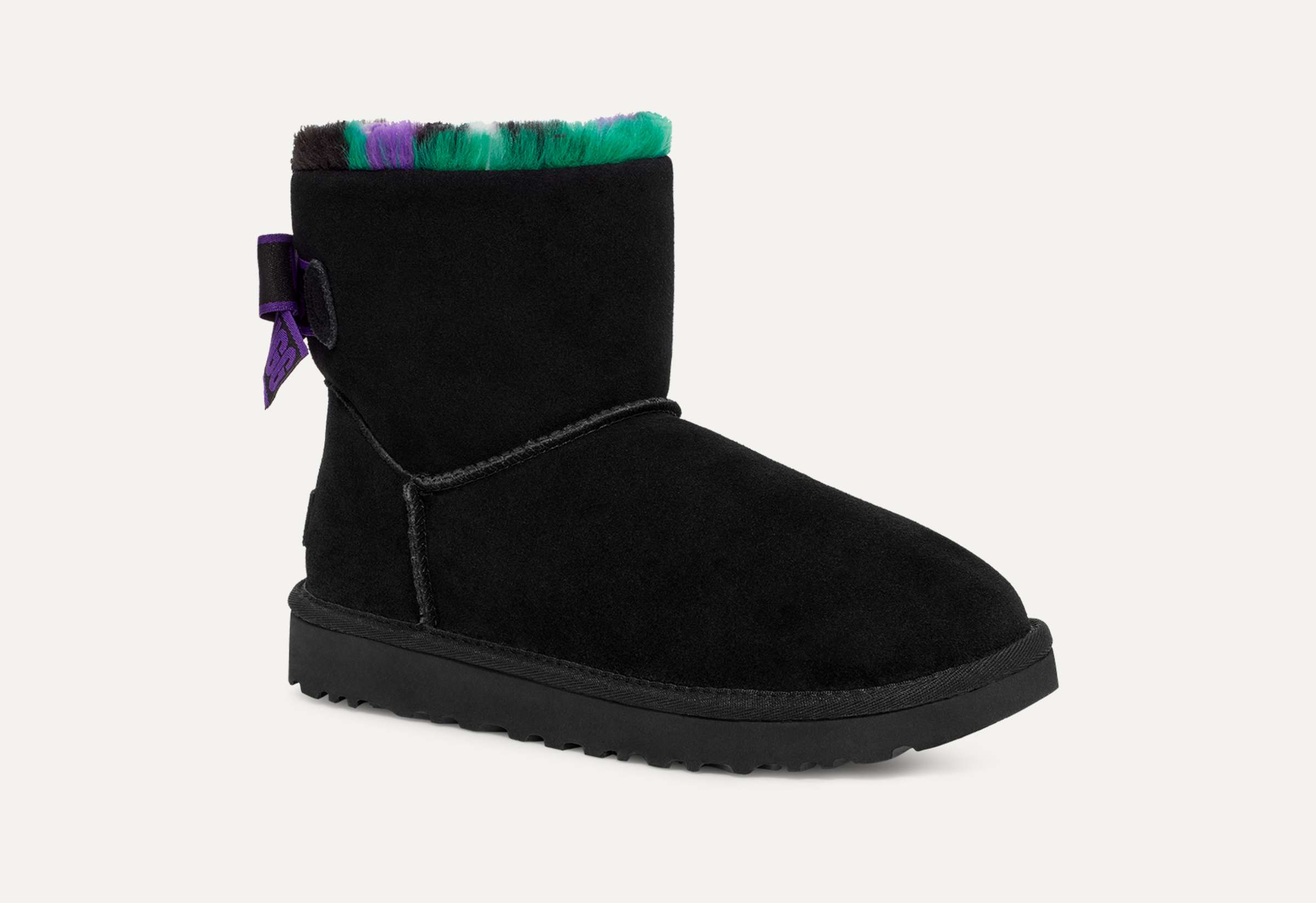 Mini Bailey Bow Plaid Punk Boot | UGG®