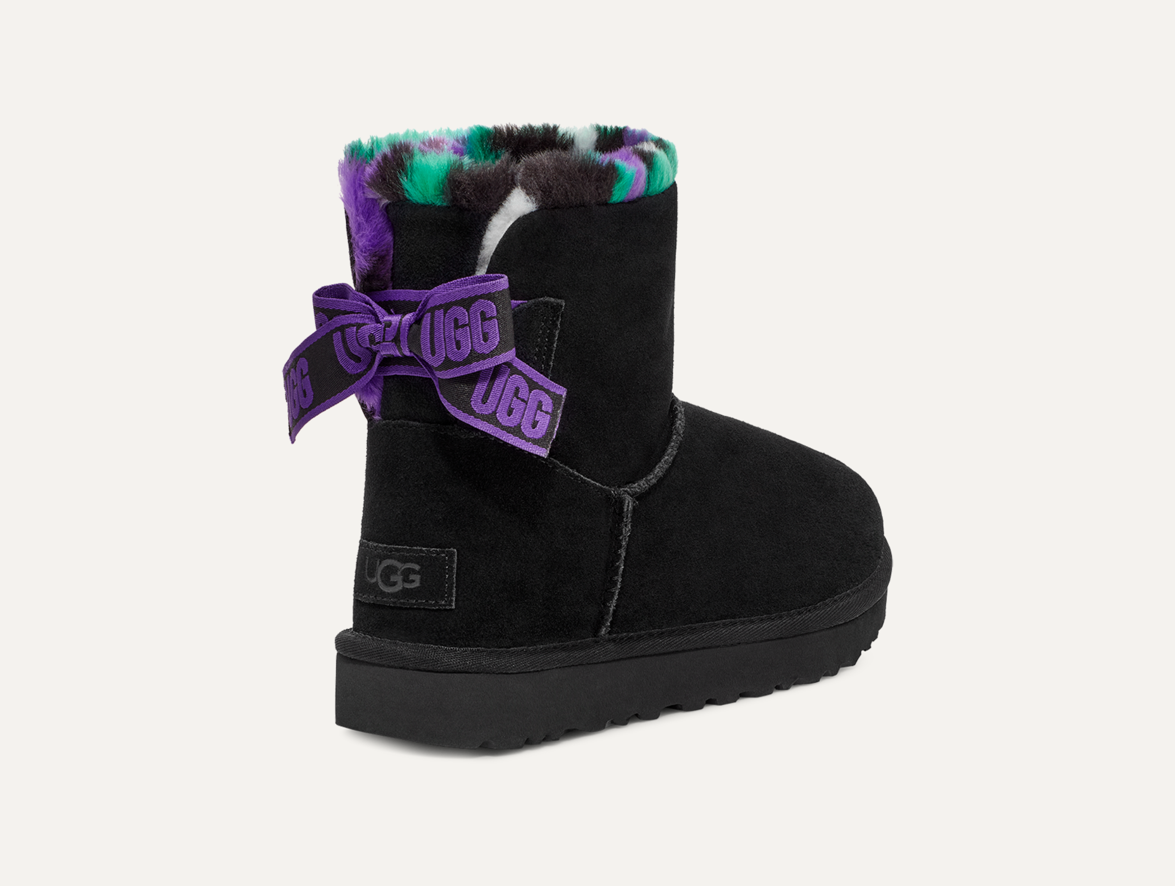 Mini Bailey Bow Plaid Punk Boot UGG