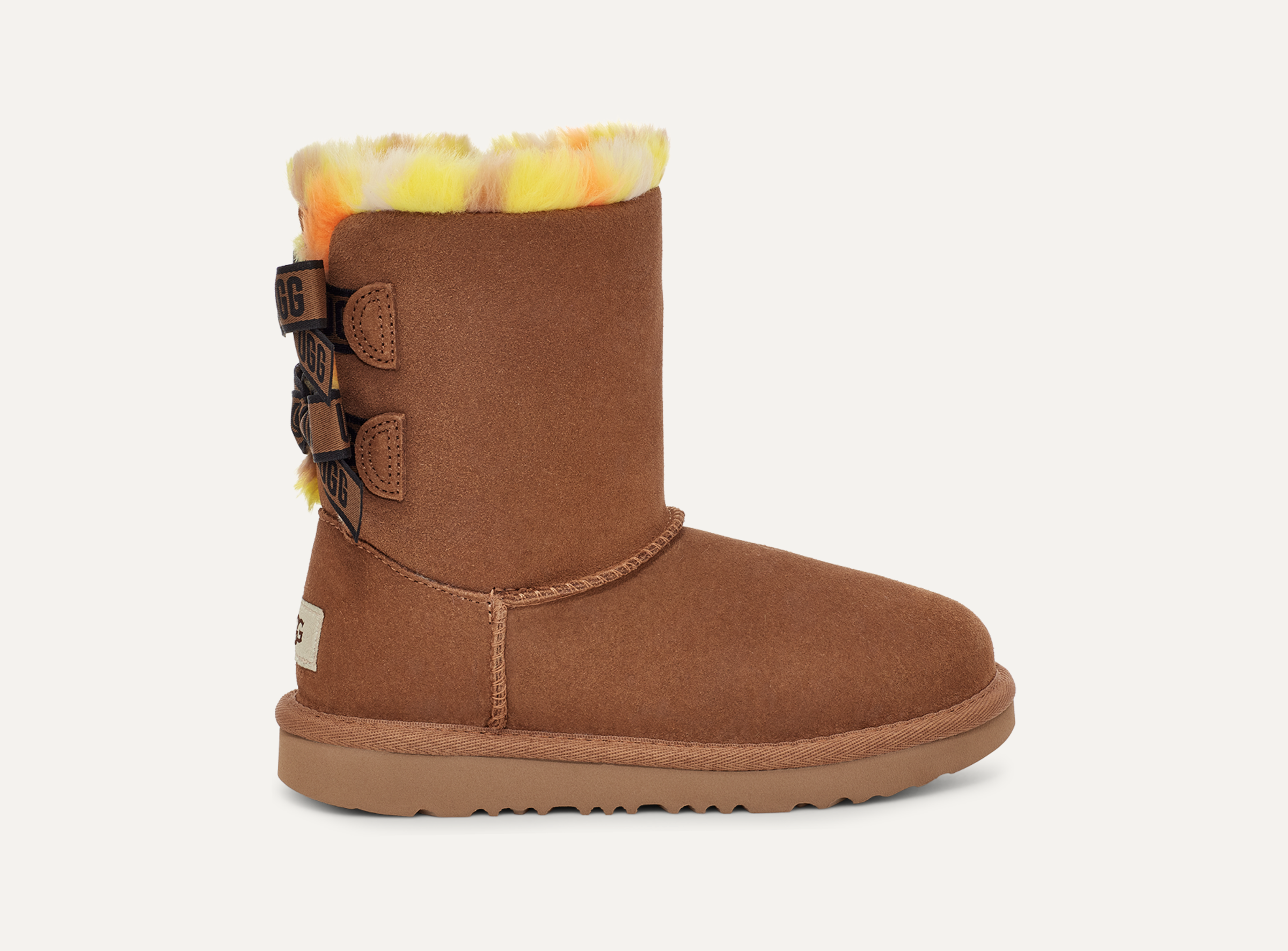 Kids Bailey Bow Plaid Punk Boot UGG