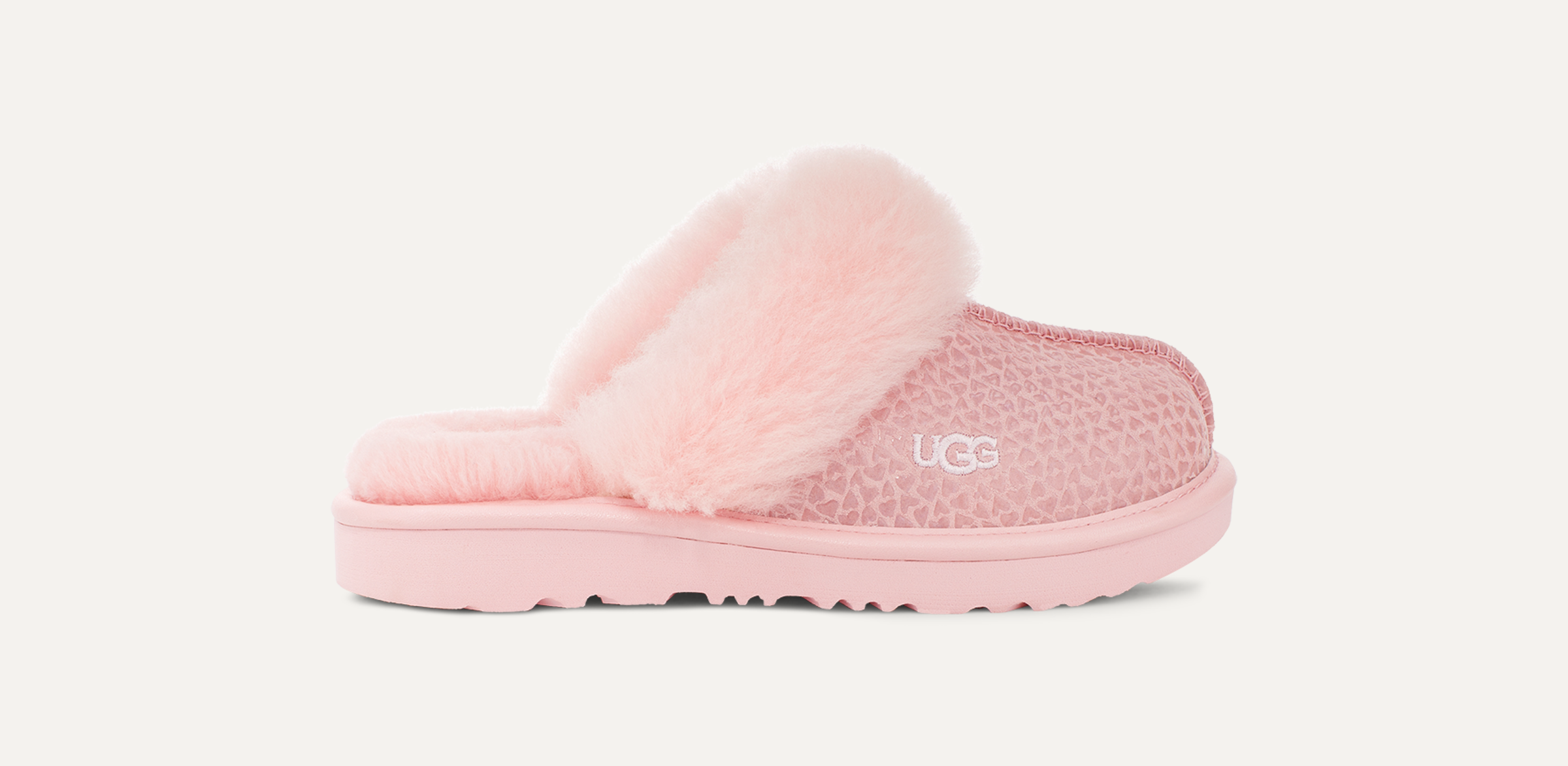 Pink ugg slippers kids hotsell