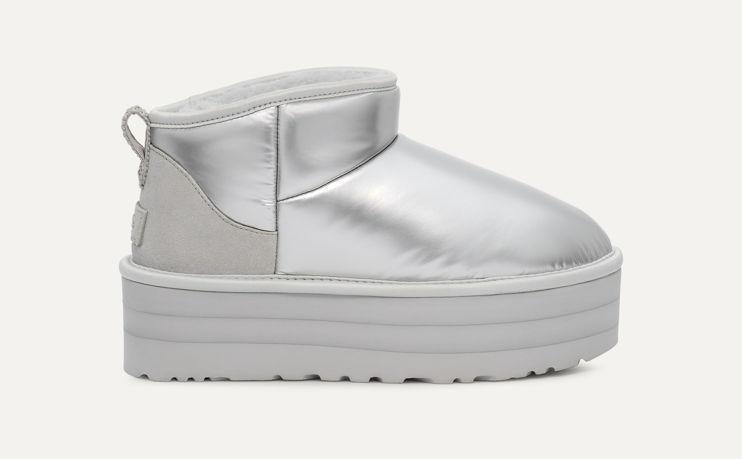 Silver uggs clearance