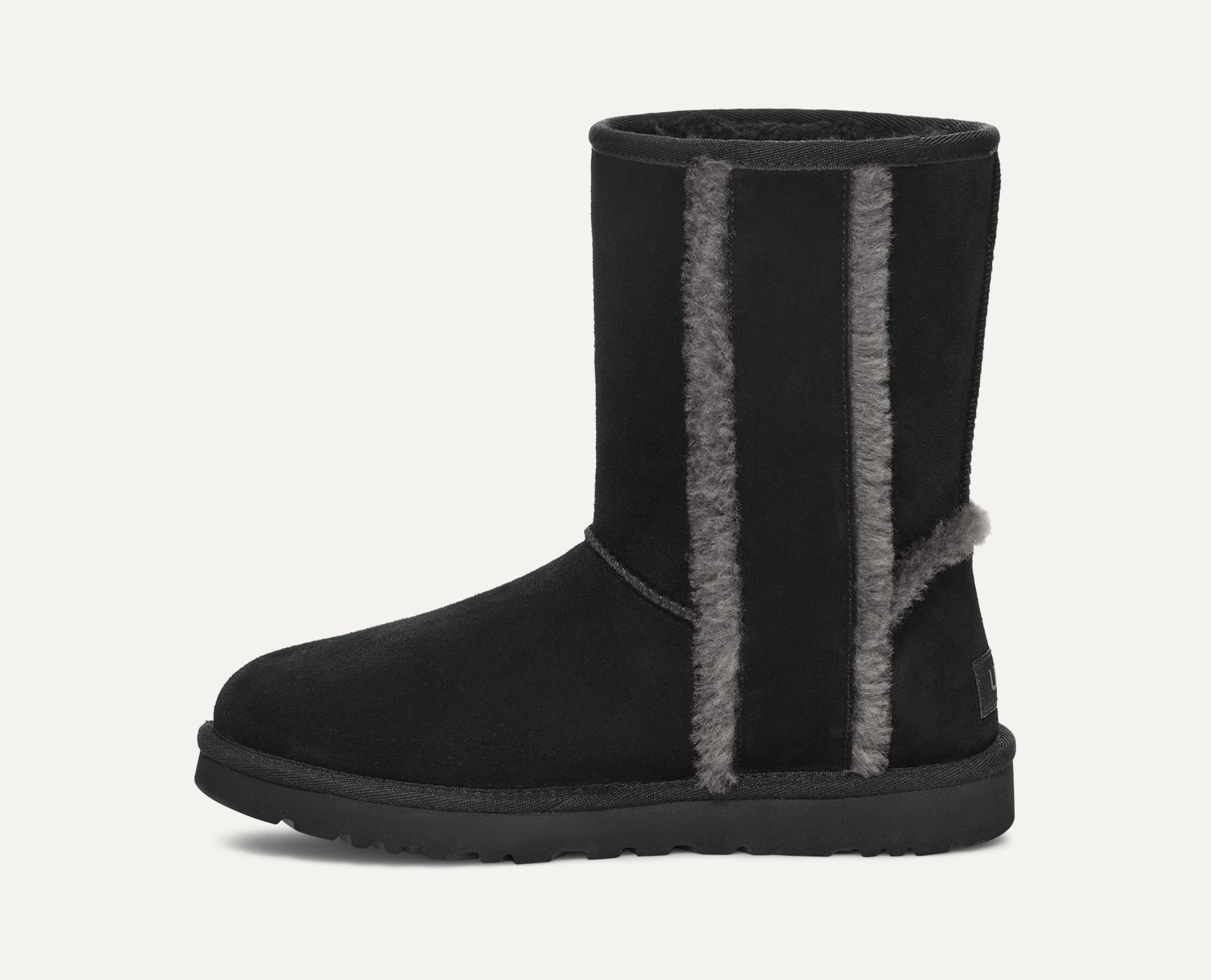 UGG Classic Short Shearling Logo Boot for Women UGG UK
