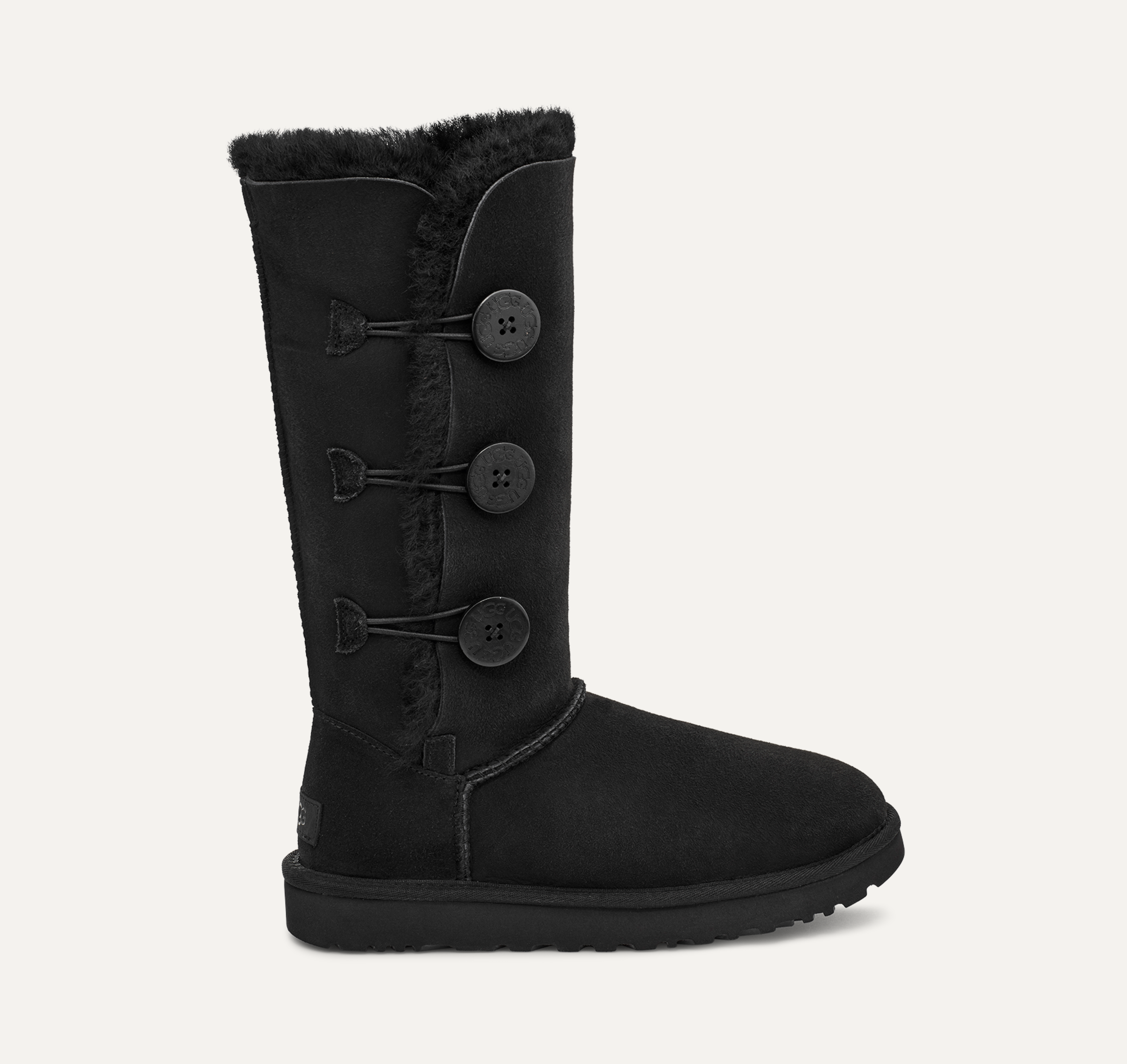 Ugg over the knee bailey button black cheap