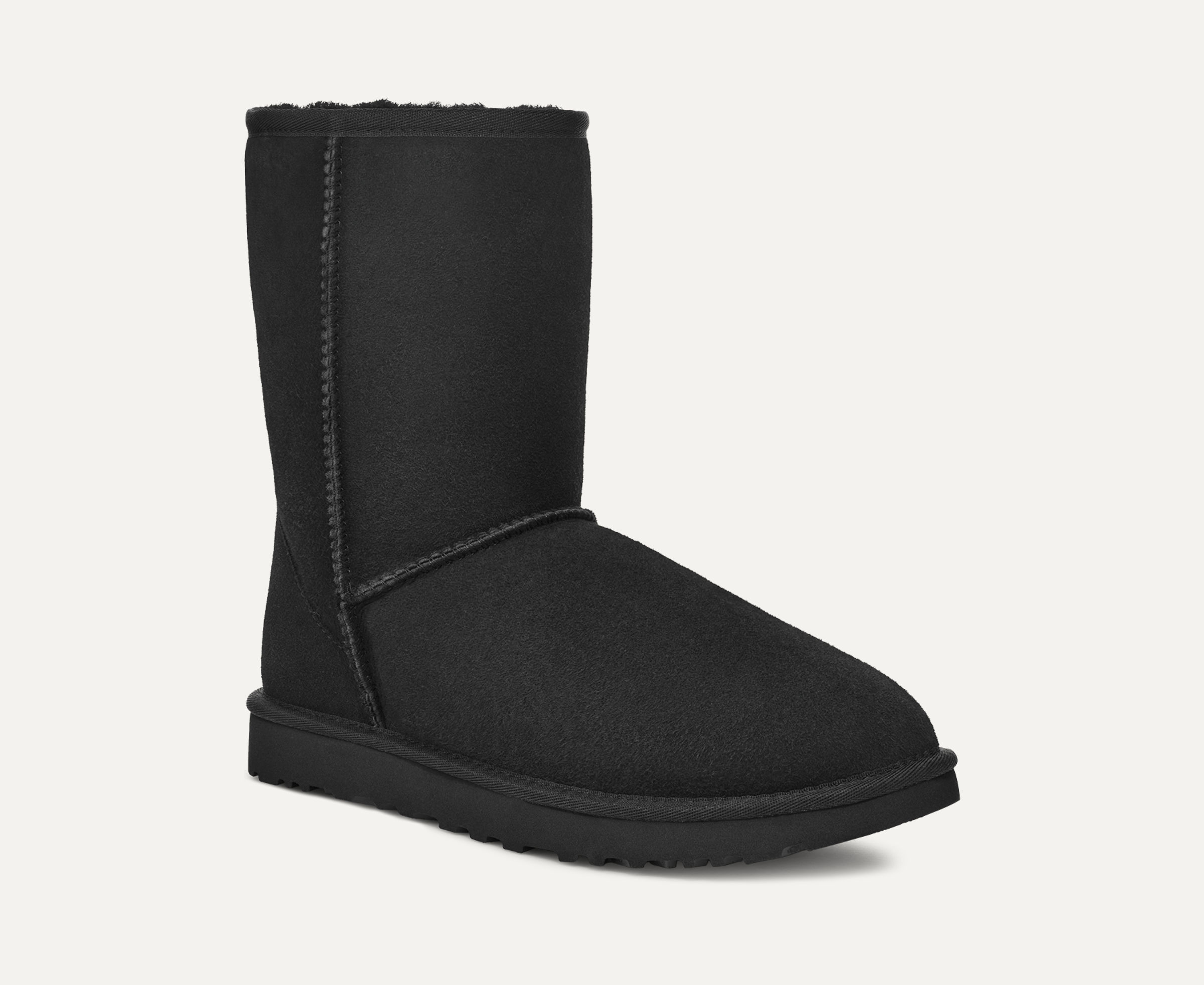 Short black ugg boots hot sale
