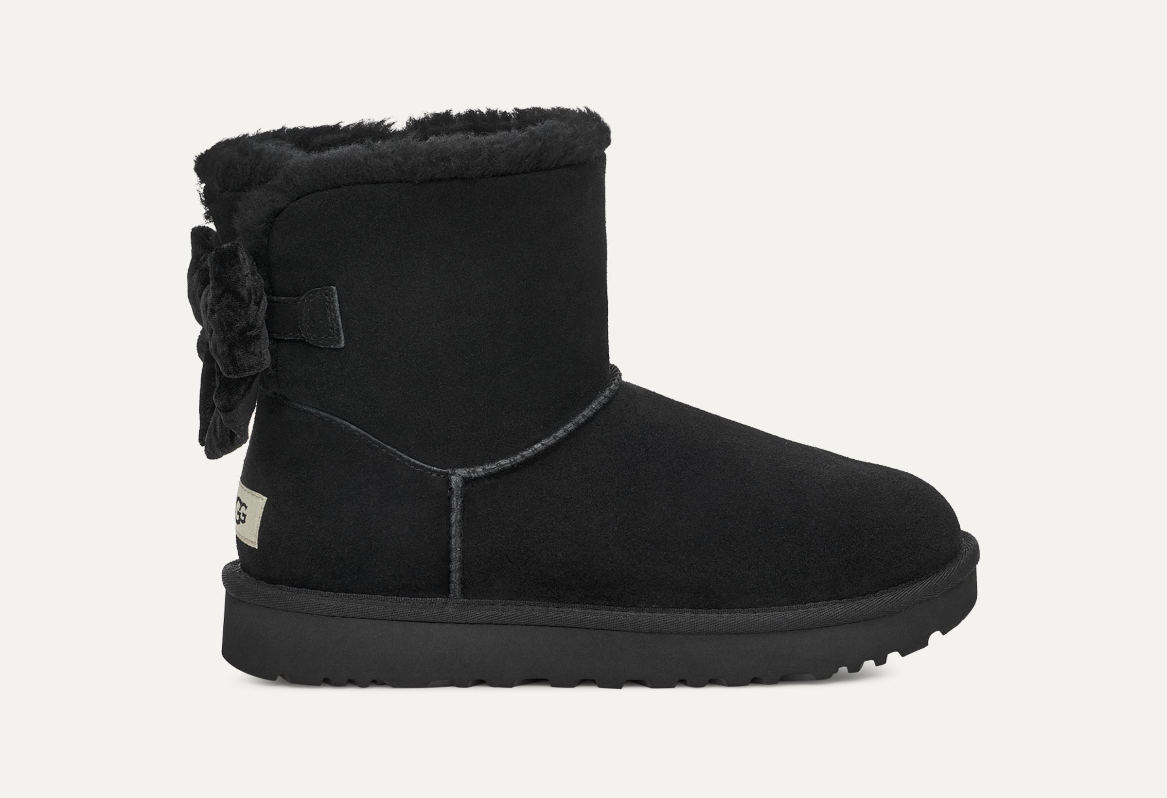 Mini Bailey Bow Crushed Velvet Boot | UGG®