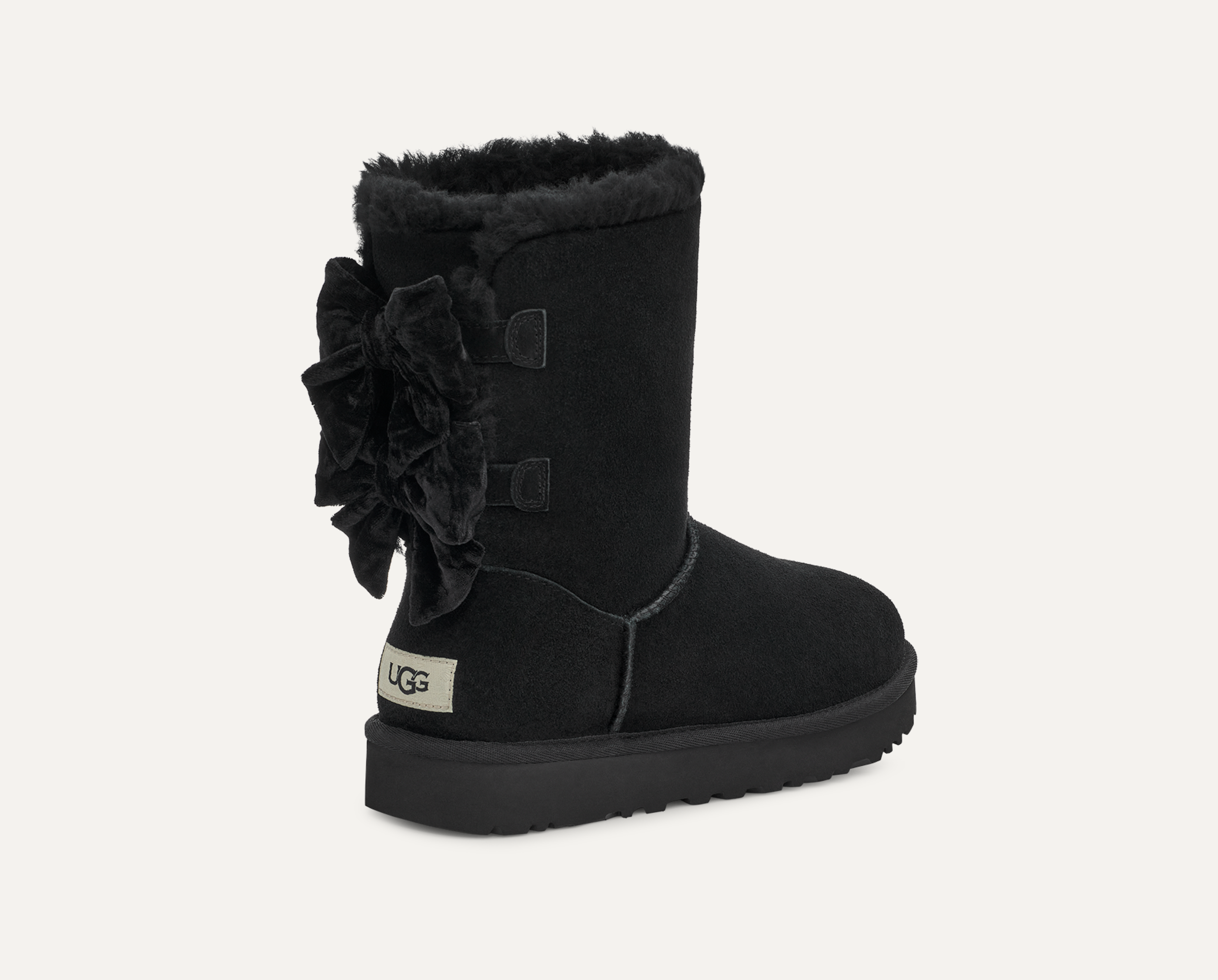 Ugg velvet bow top