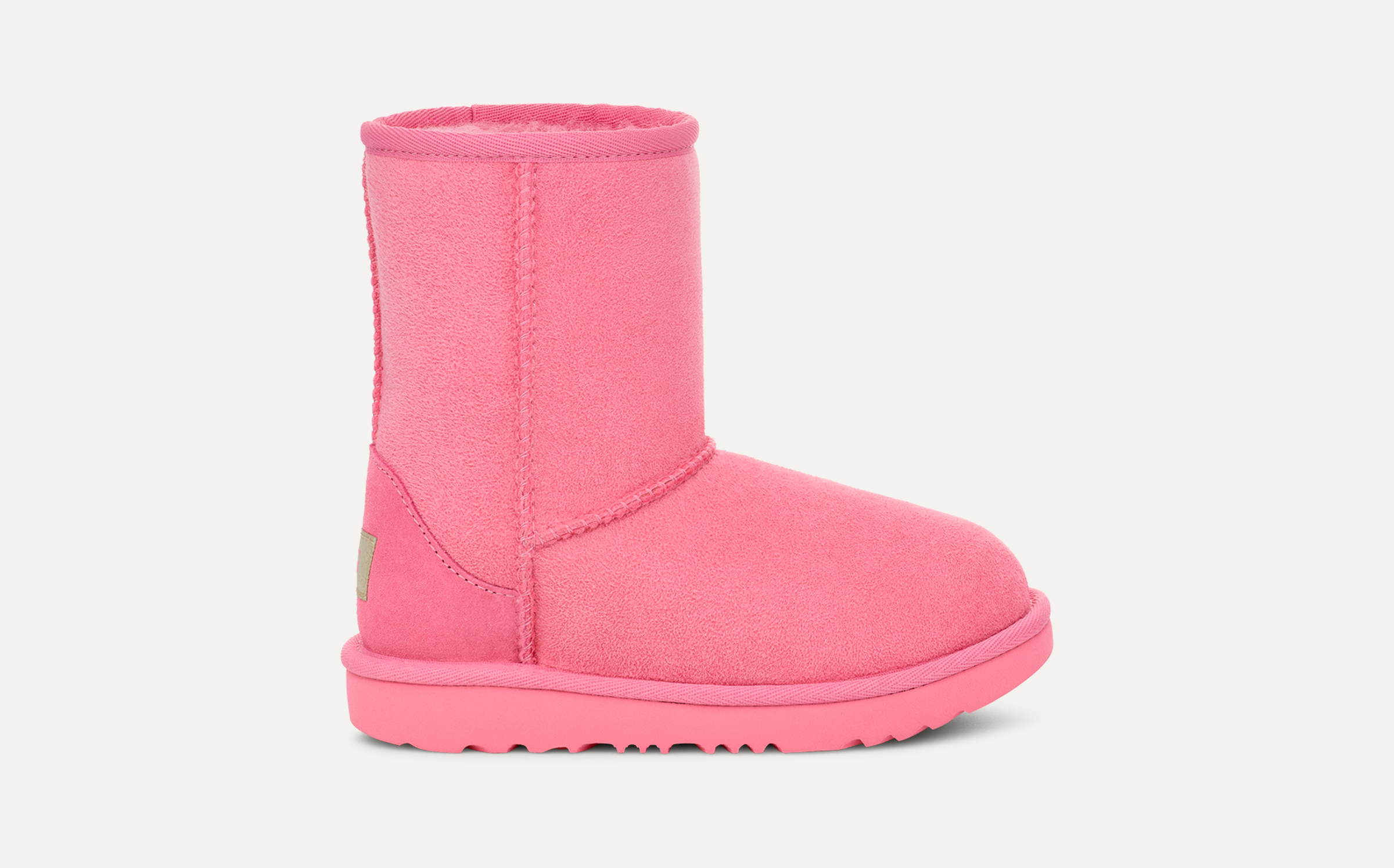 Pink ugg like boots hotsell