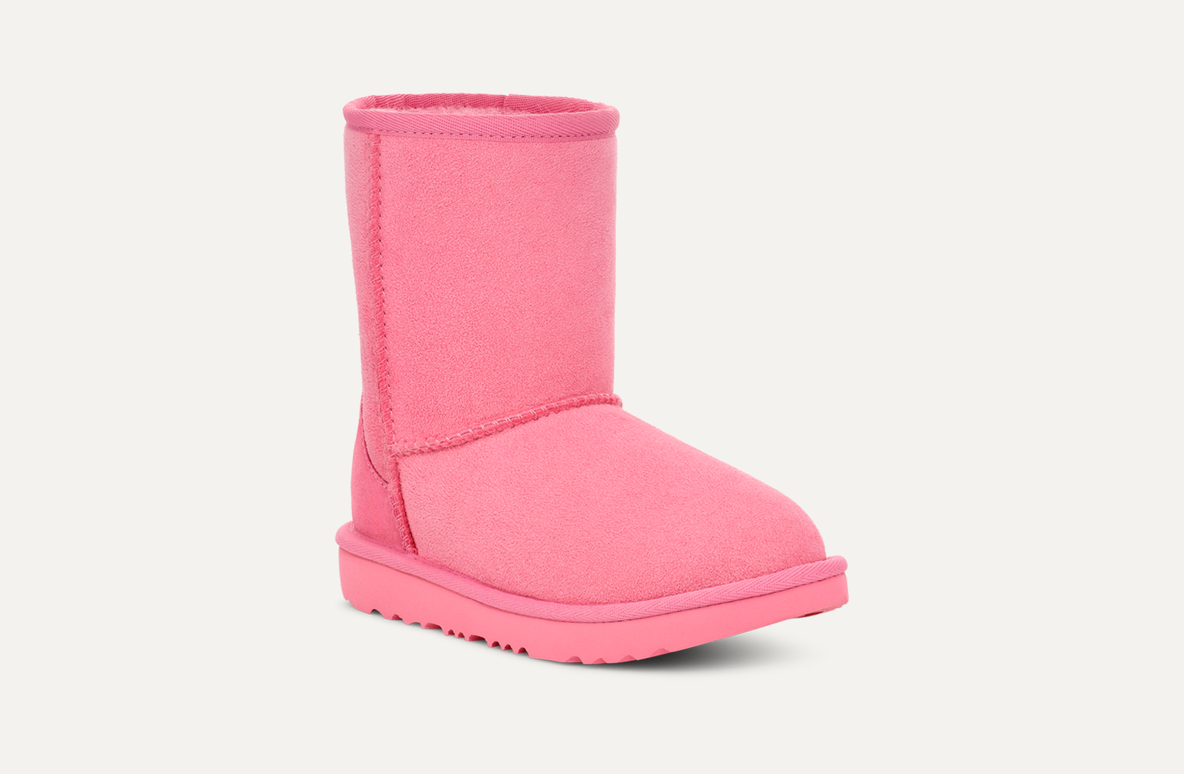 Pink and white uggs discount