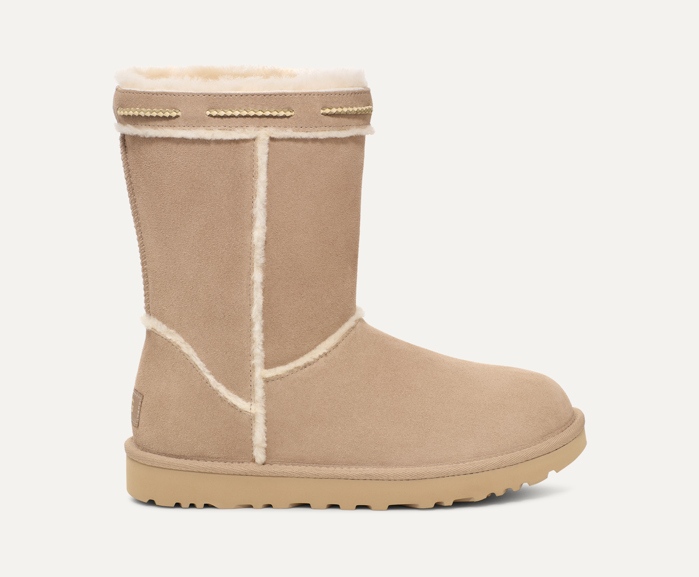 UGG Classic Short Shearling Braid Boot for Women | UGG®