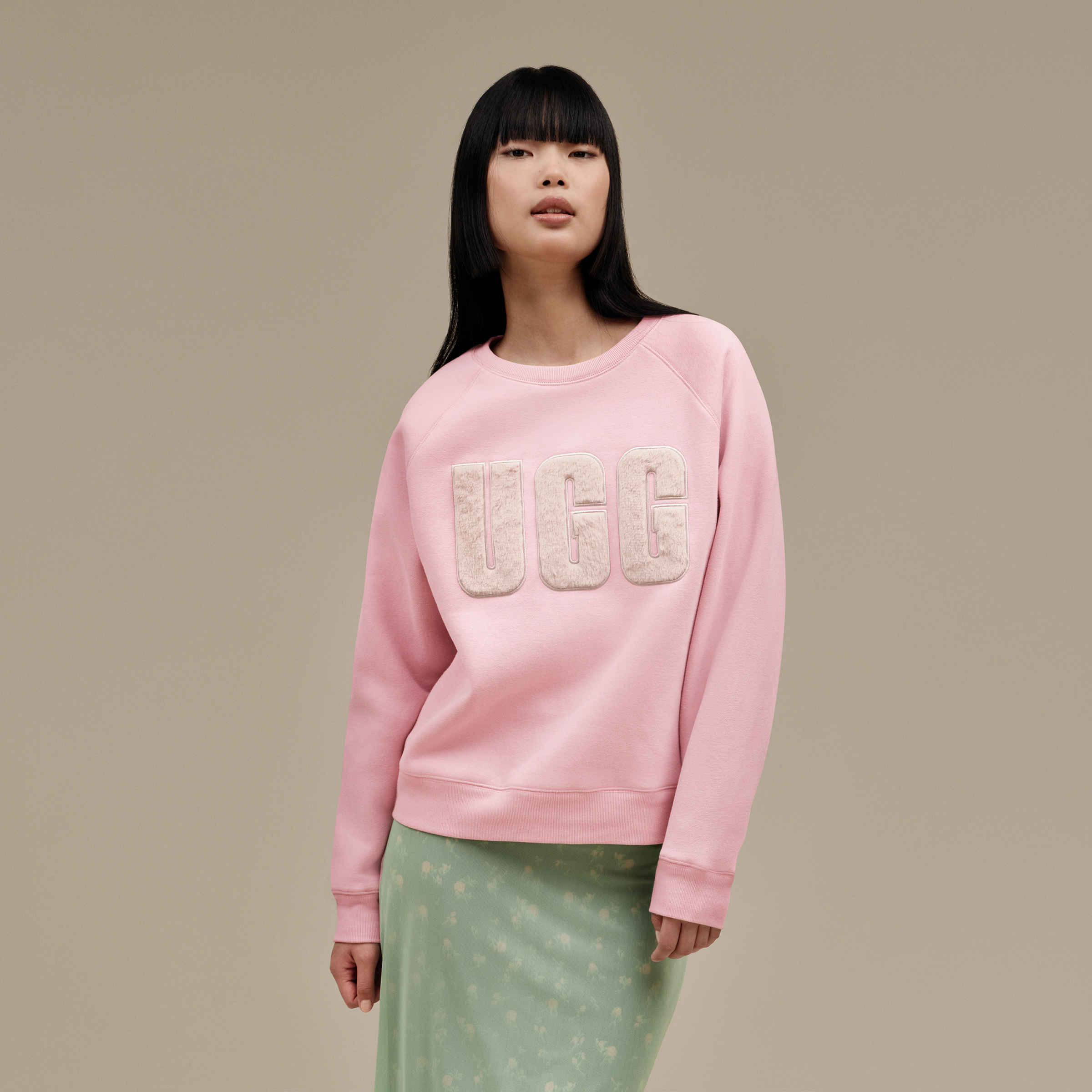 Madeline Fuzzy Logo Crewneck | UGG
