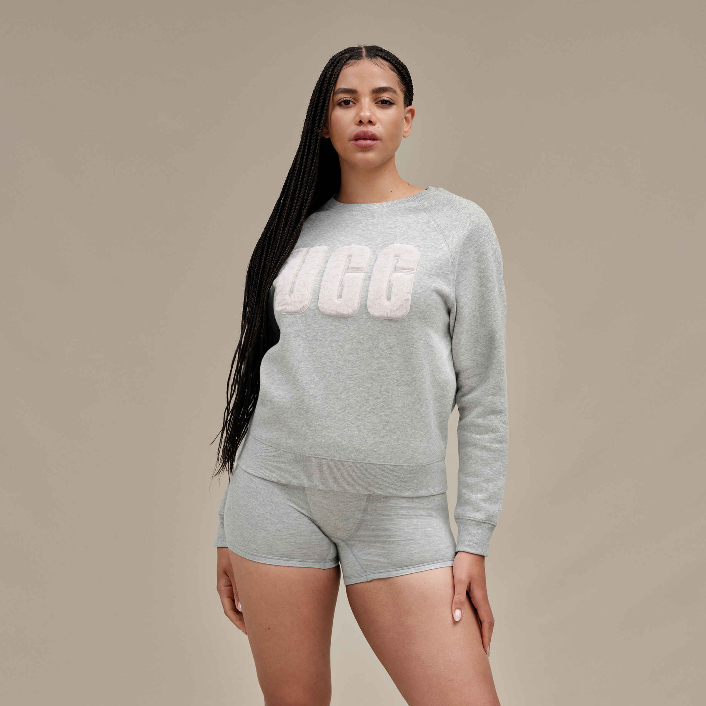 Madeline Fuzzy Logo Crewneck | UGG 