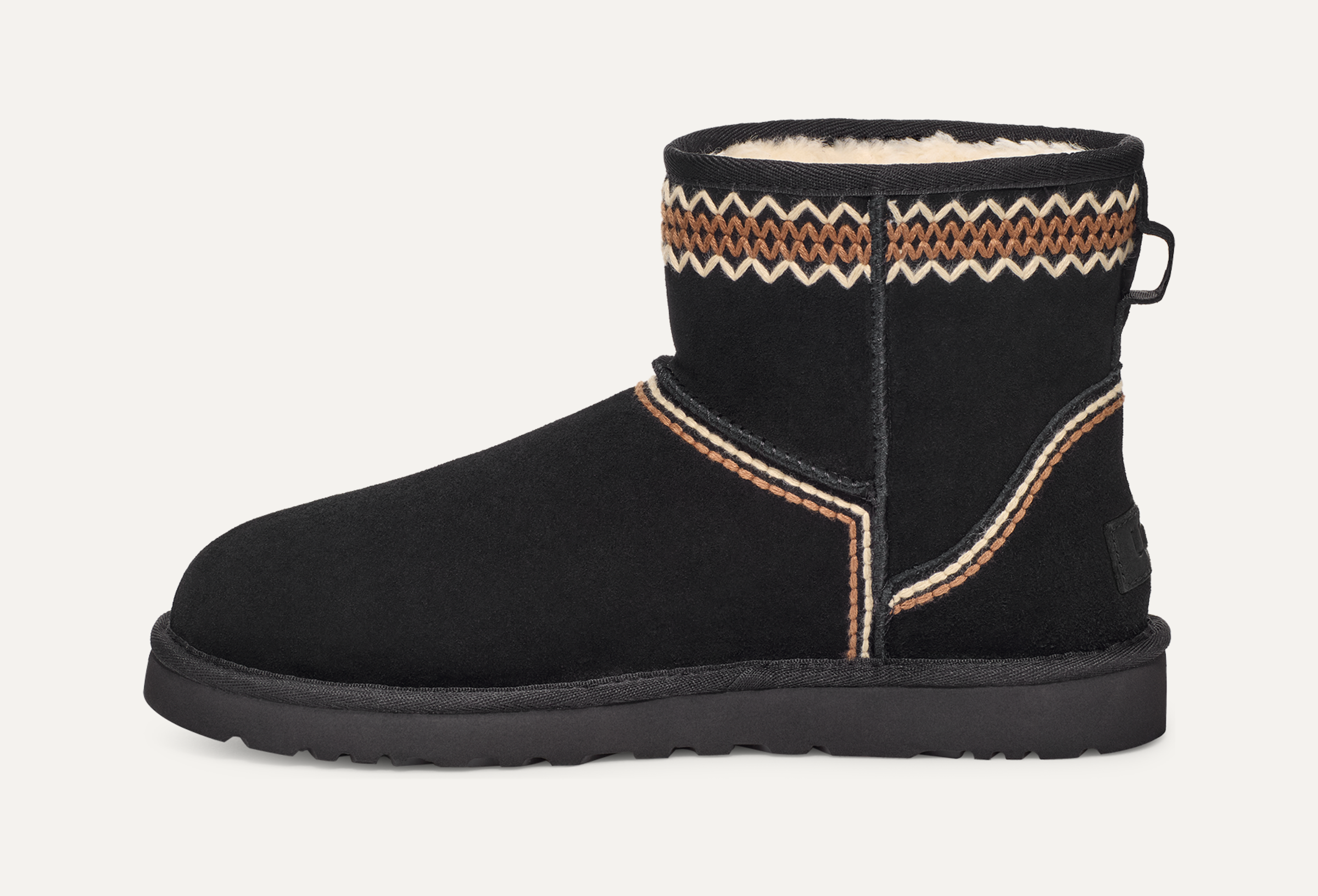 Ugg noir mini outlet