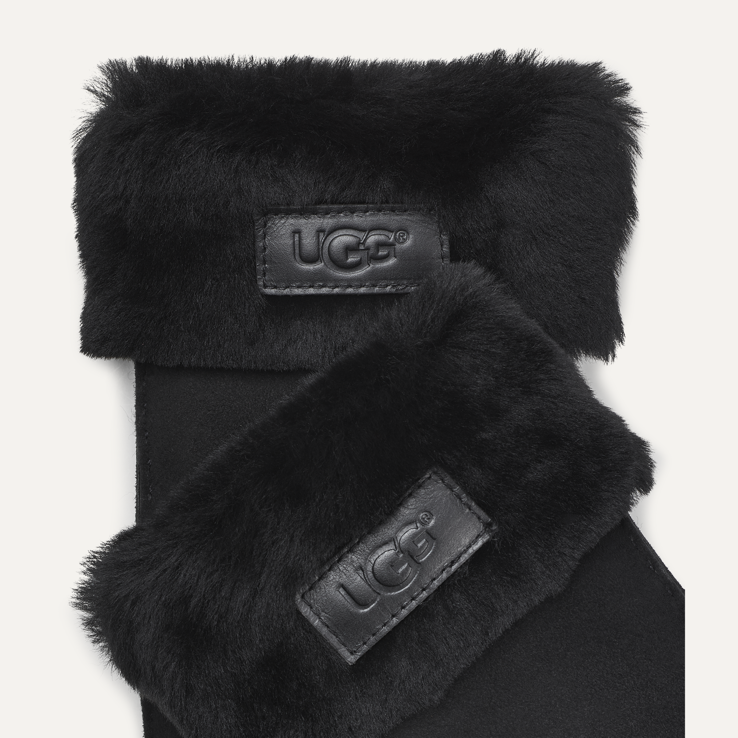 Gant ugg femme noir sales