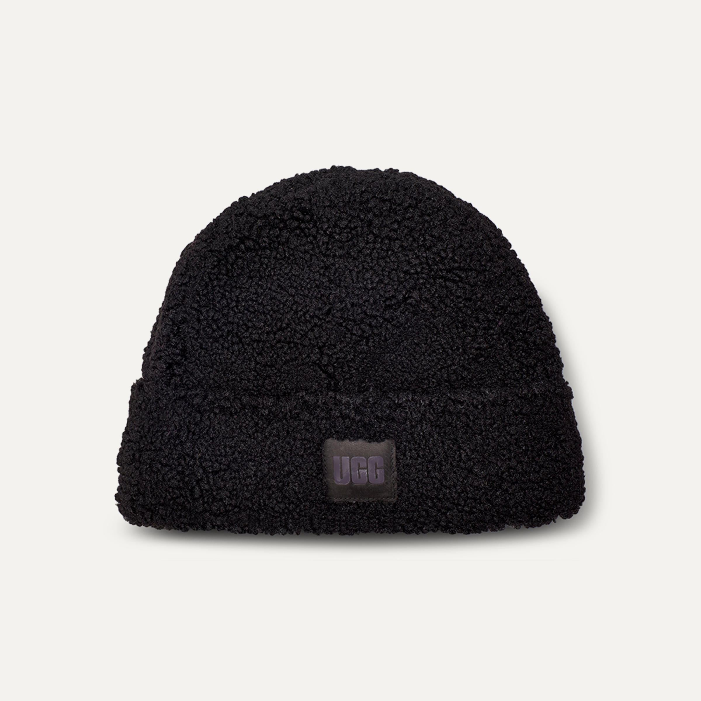 Ugg black beanie hat top