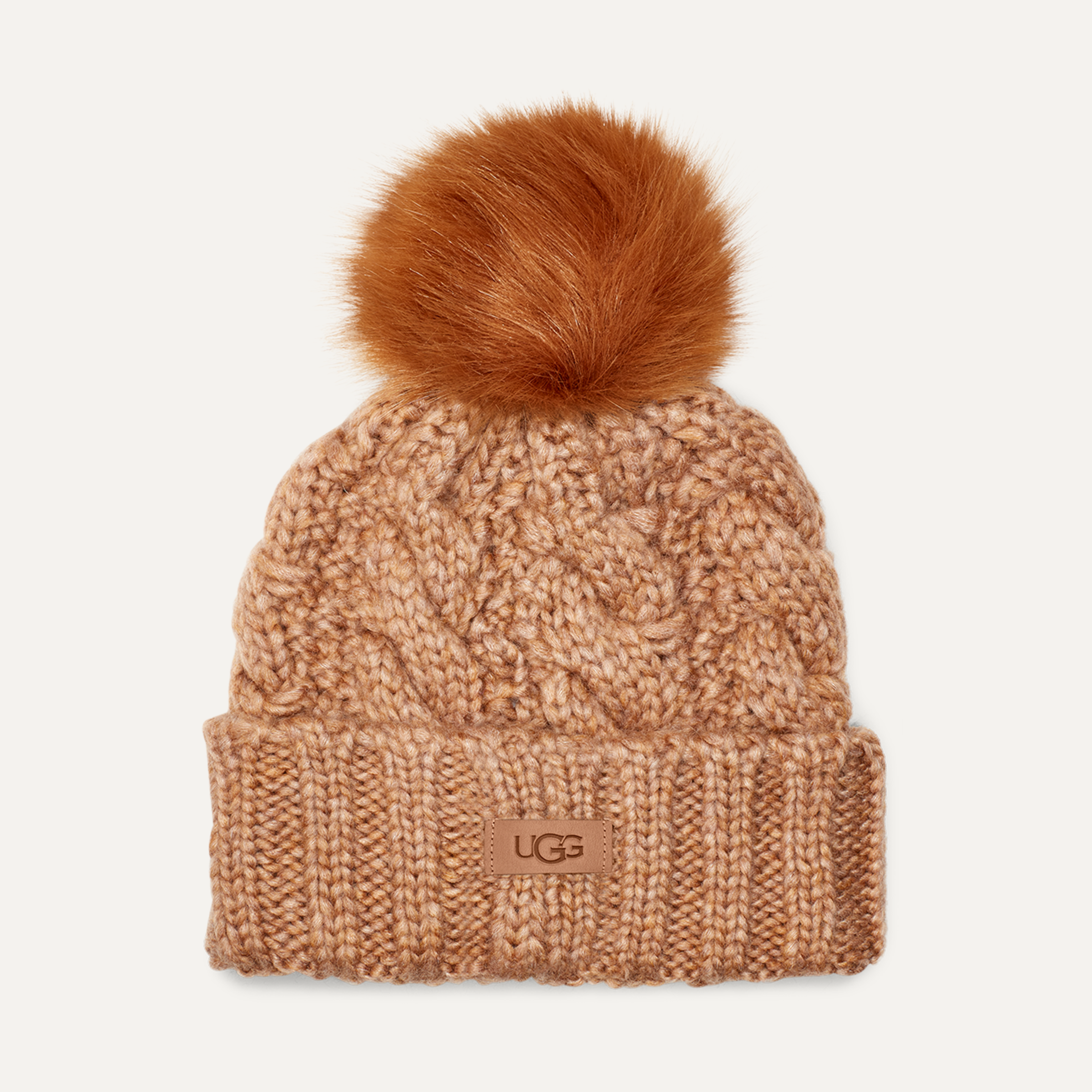 商品画像：UGG® 公式【 フォー ファー ビーニー W ポム|Faux Fur Beanie W 2