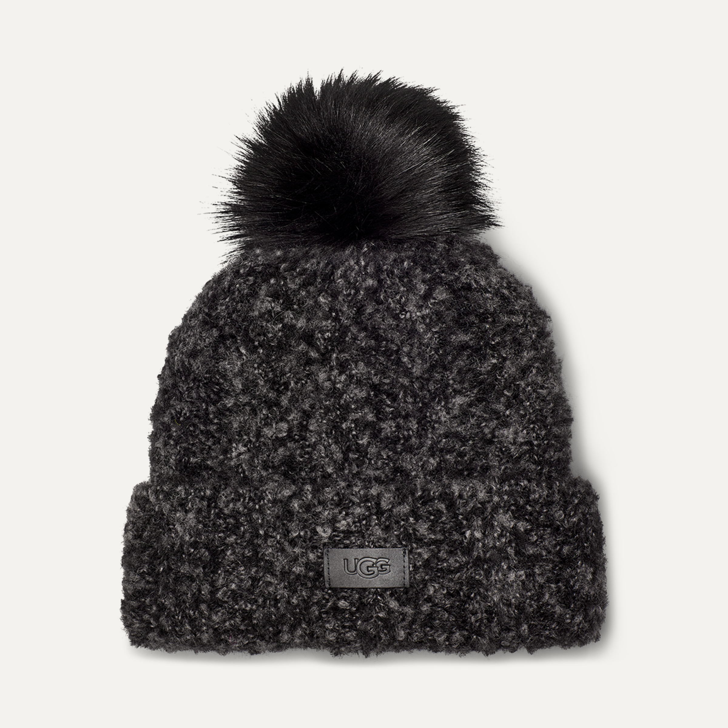Boucle Knit Cuff Pom Hat UGG