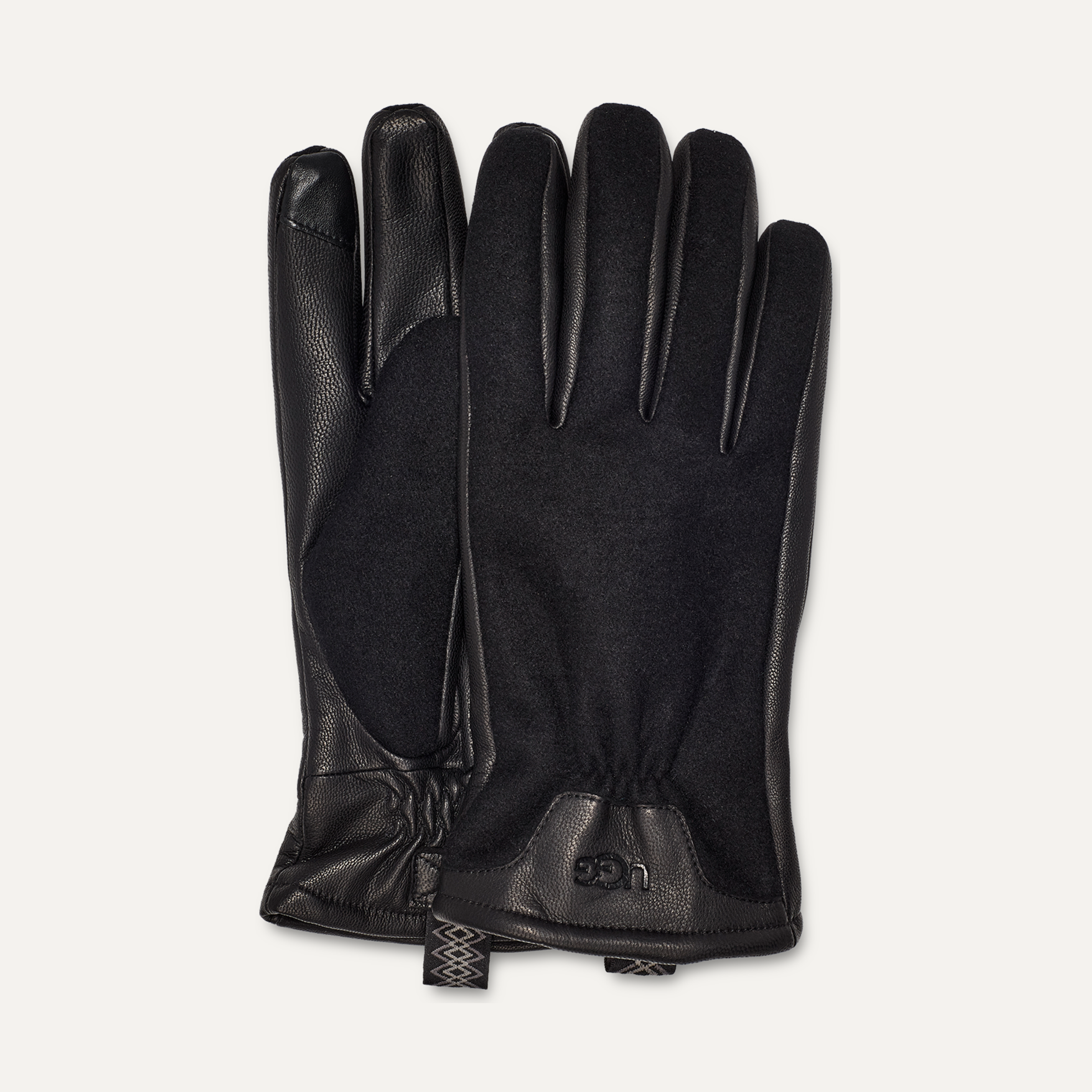 UGG M Wool And Leather Tech Glove Bx for Men UGG UK