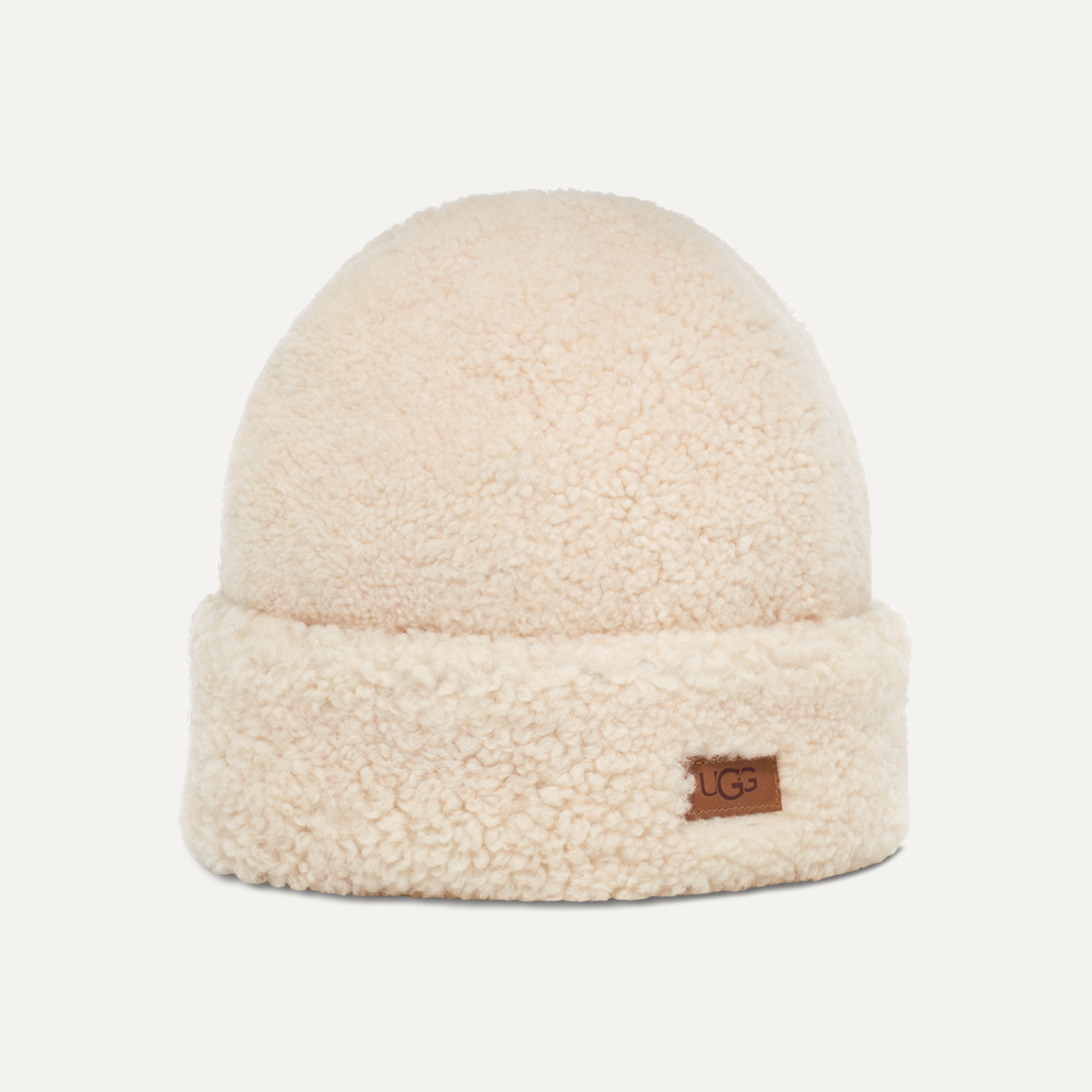 【送料無料ライン/39ショップ】 Curly UGG® | Hat Cuff Sheepskin 帽子