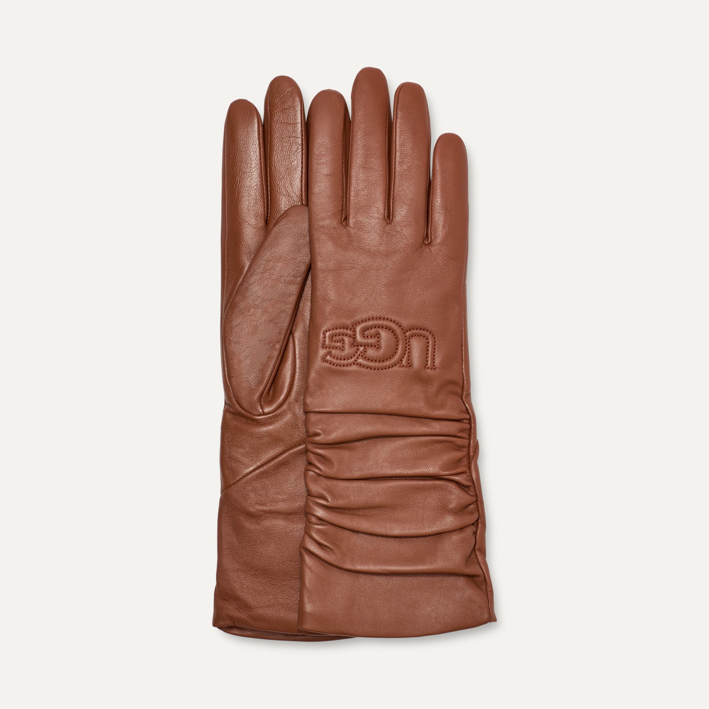 【予約販売】本 Logo Scrunched Leather UGG® Glove UGG® | Women for 小物