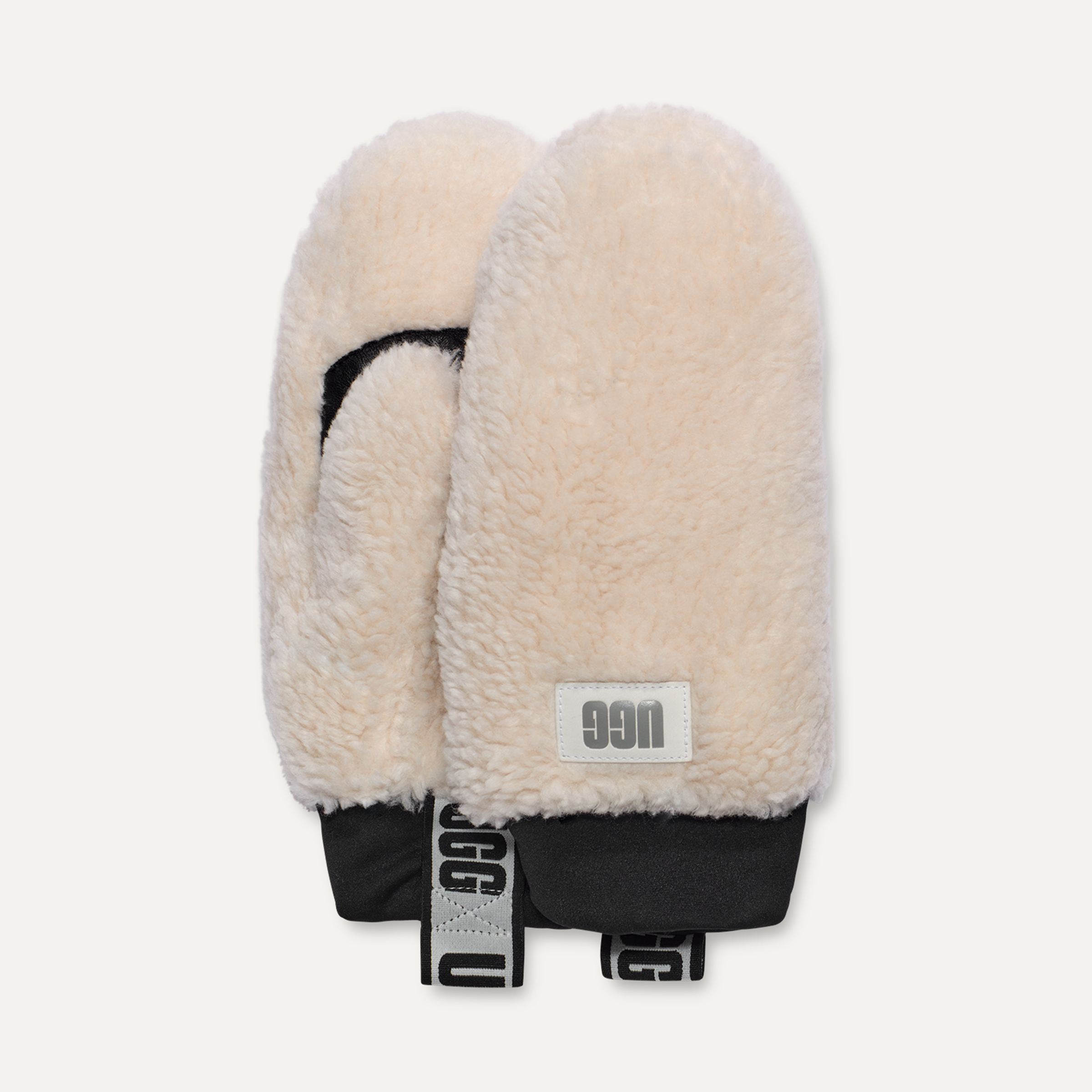 UGG® Sherpa Mitten W Logo Tape for Women | UGG®