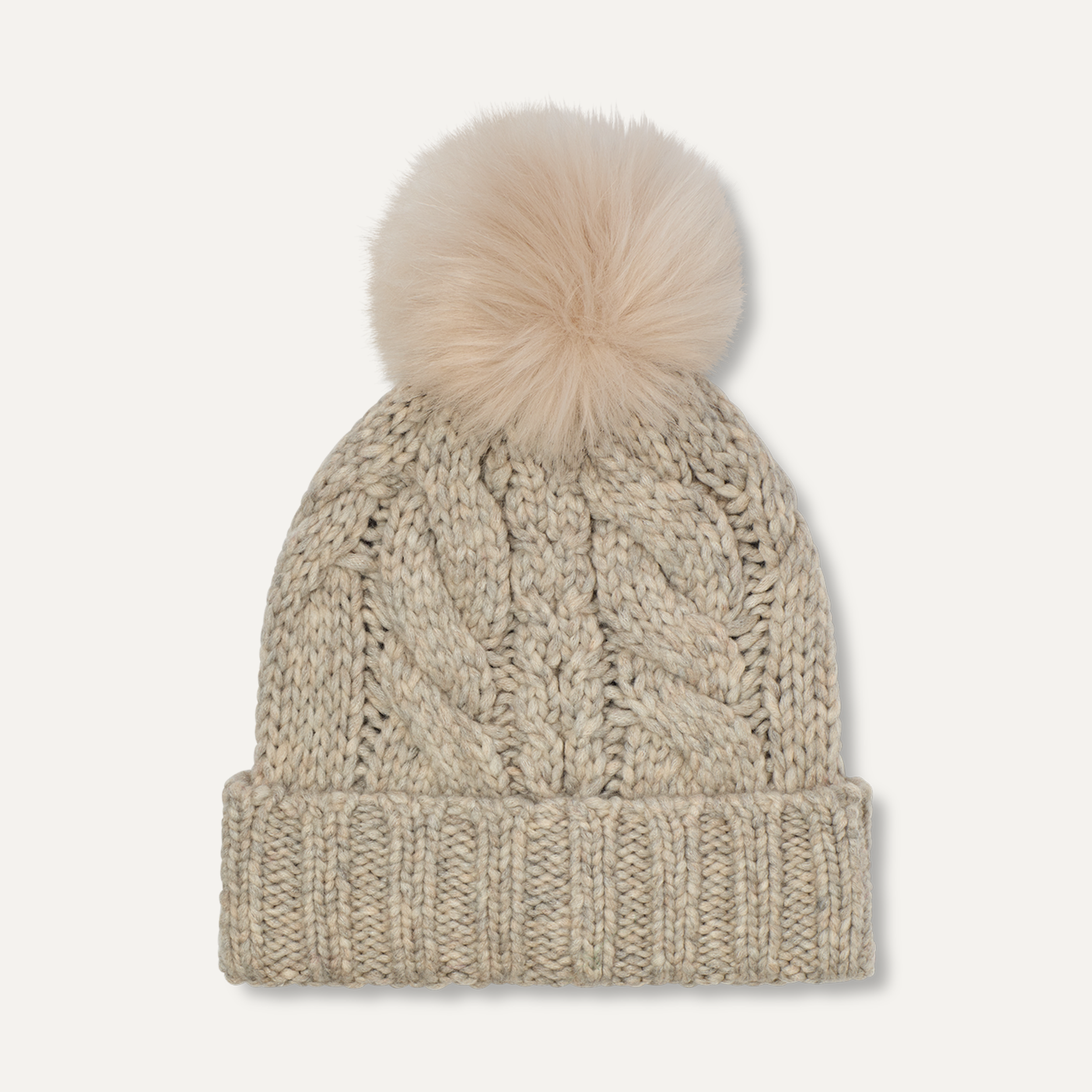 新品 正規品!!  Women's Cable Beanie W Pom Hat | UGG® 帽子