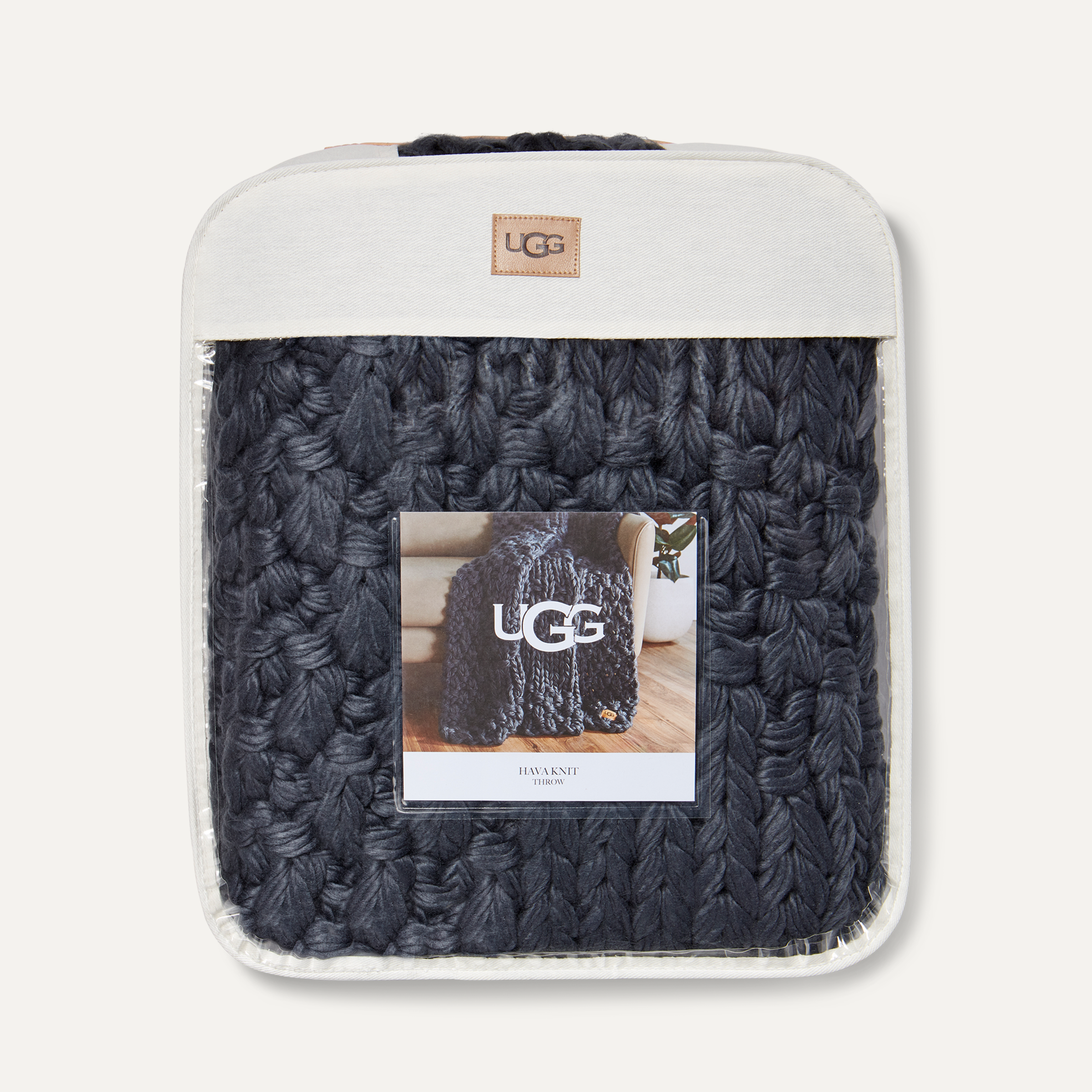 Ugg chunky knit throw deals