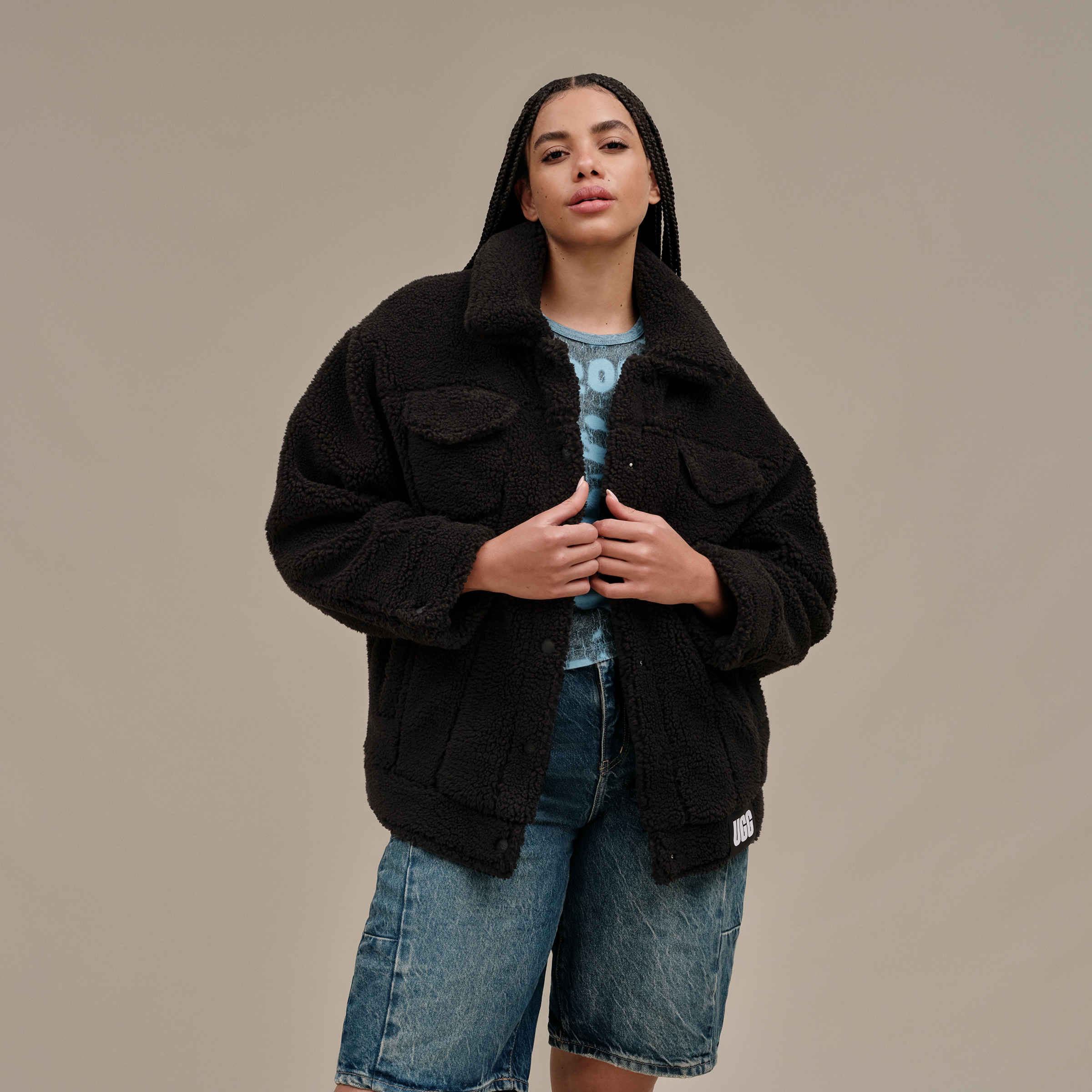 Frankie Sherpa Trucker Jacket UGG