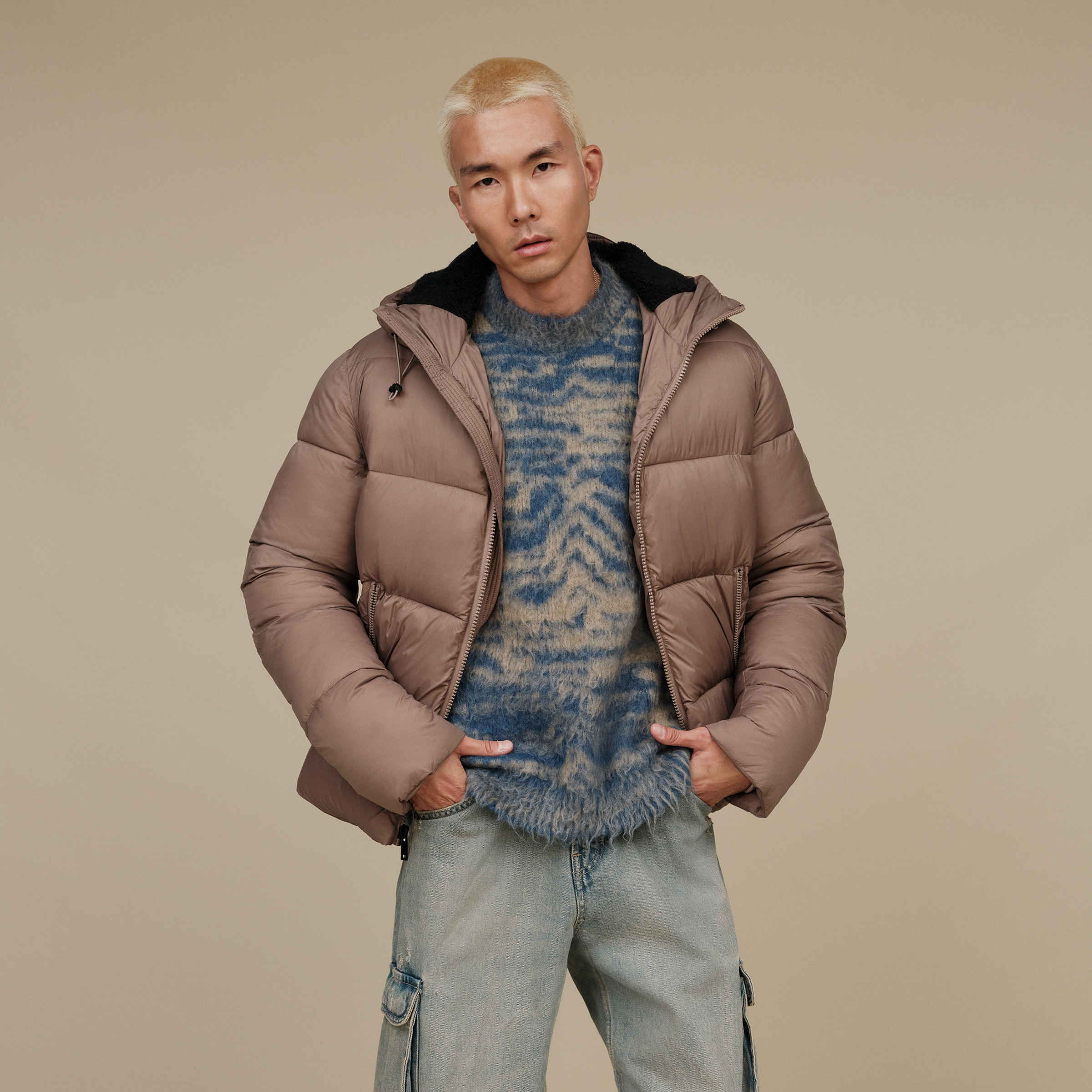 Men s Ugg Brayden Puffer Jacket Large Allspice