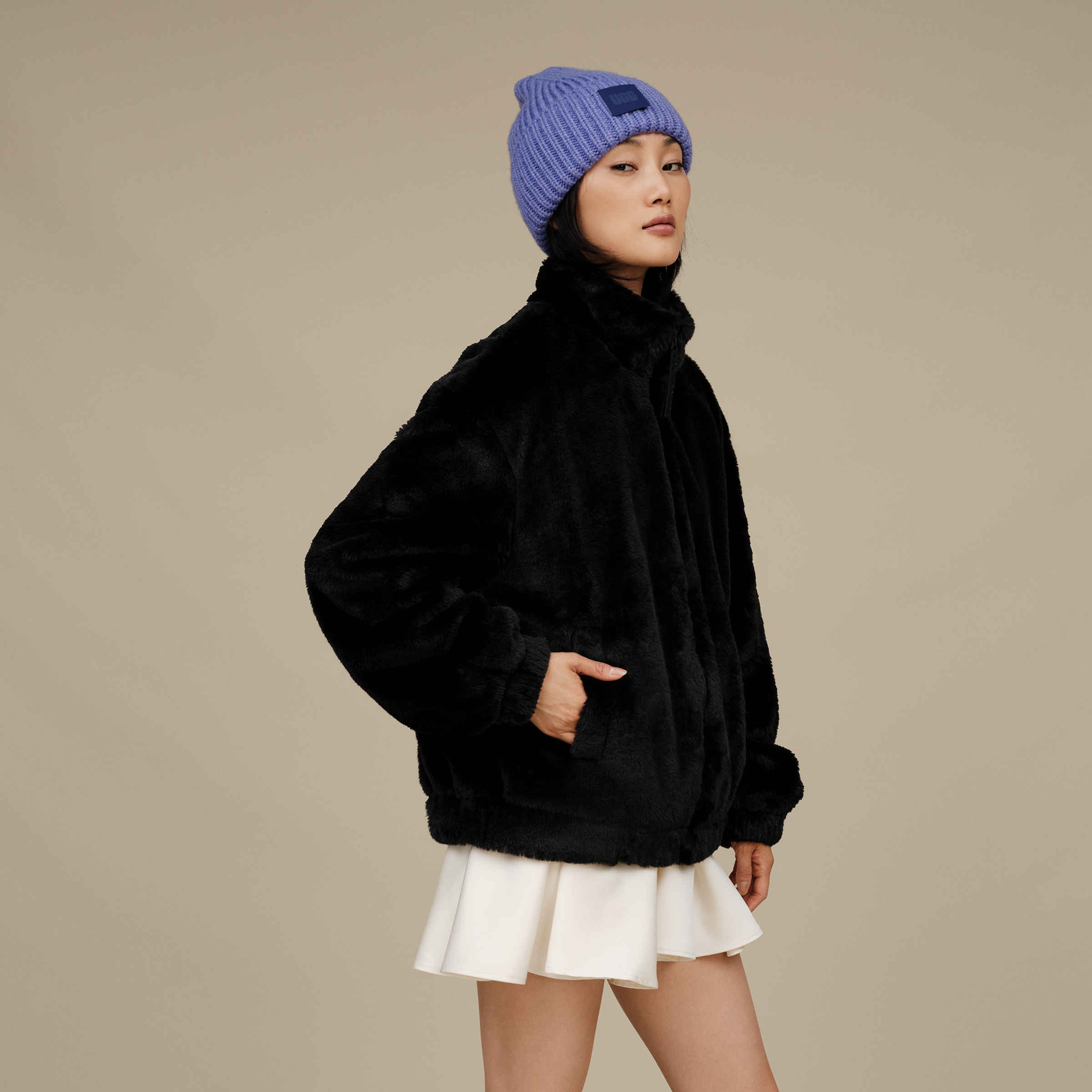 Ugg lisabeth faux fur coat discount