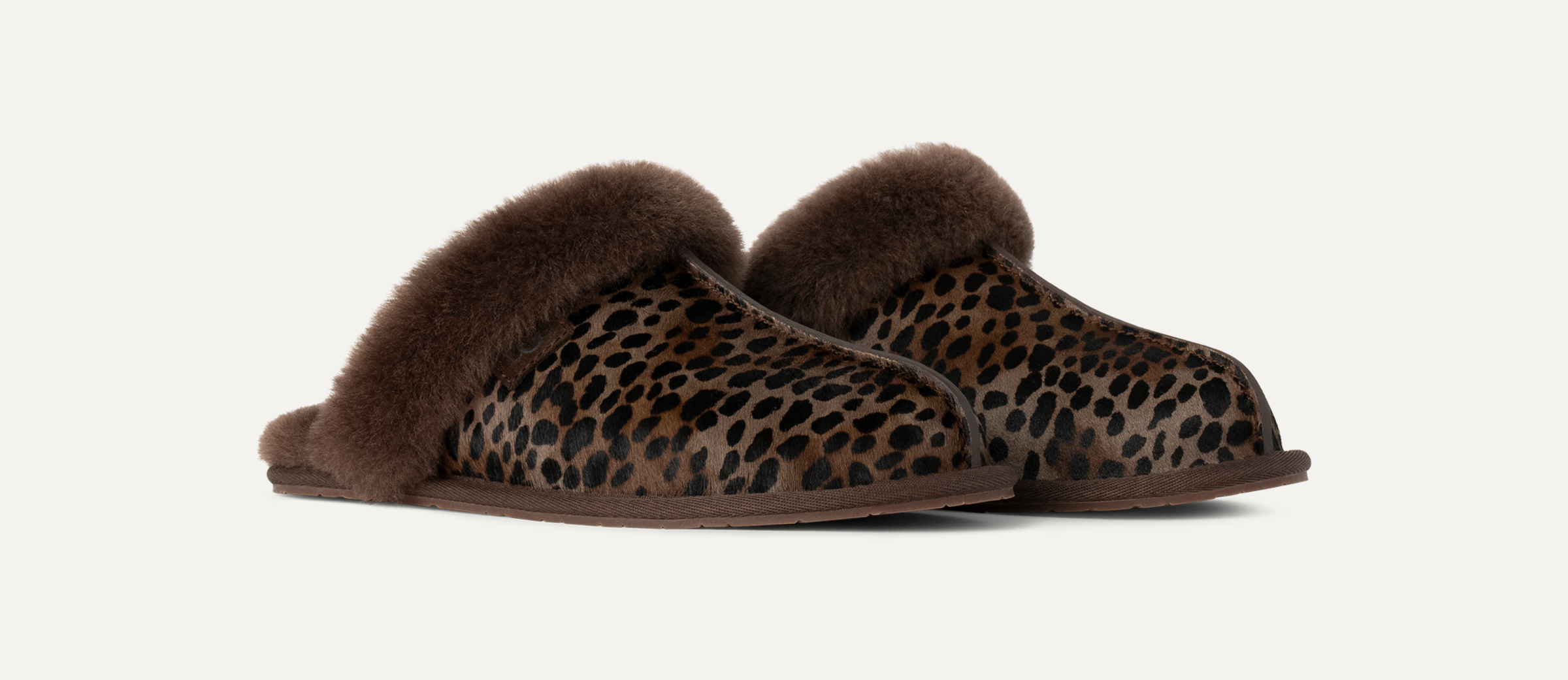 Cheetah print ugg slides discount