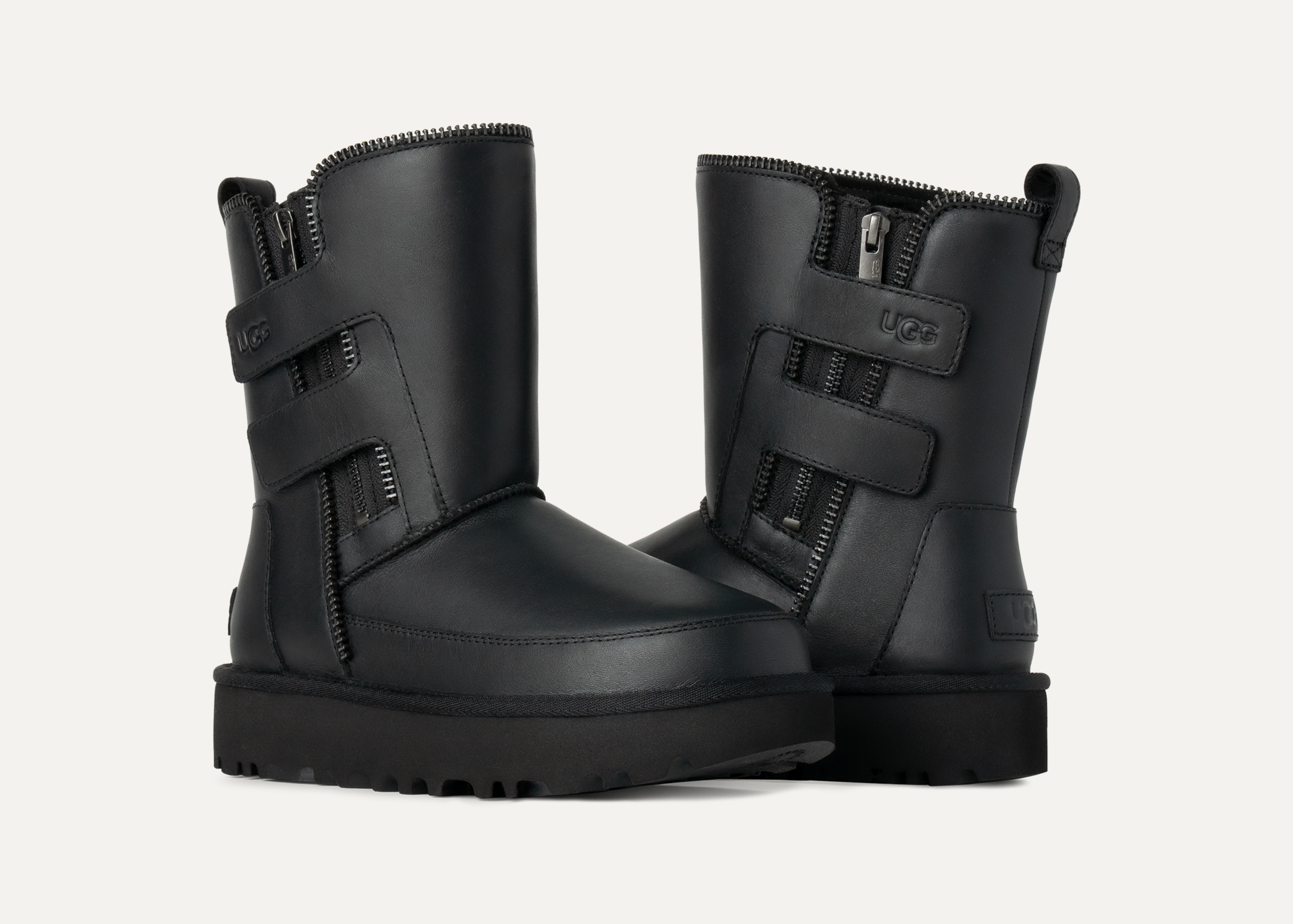 Womens Boots Ugg Boots With Buckle And Zipper Womens Boots Ugg