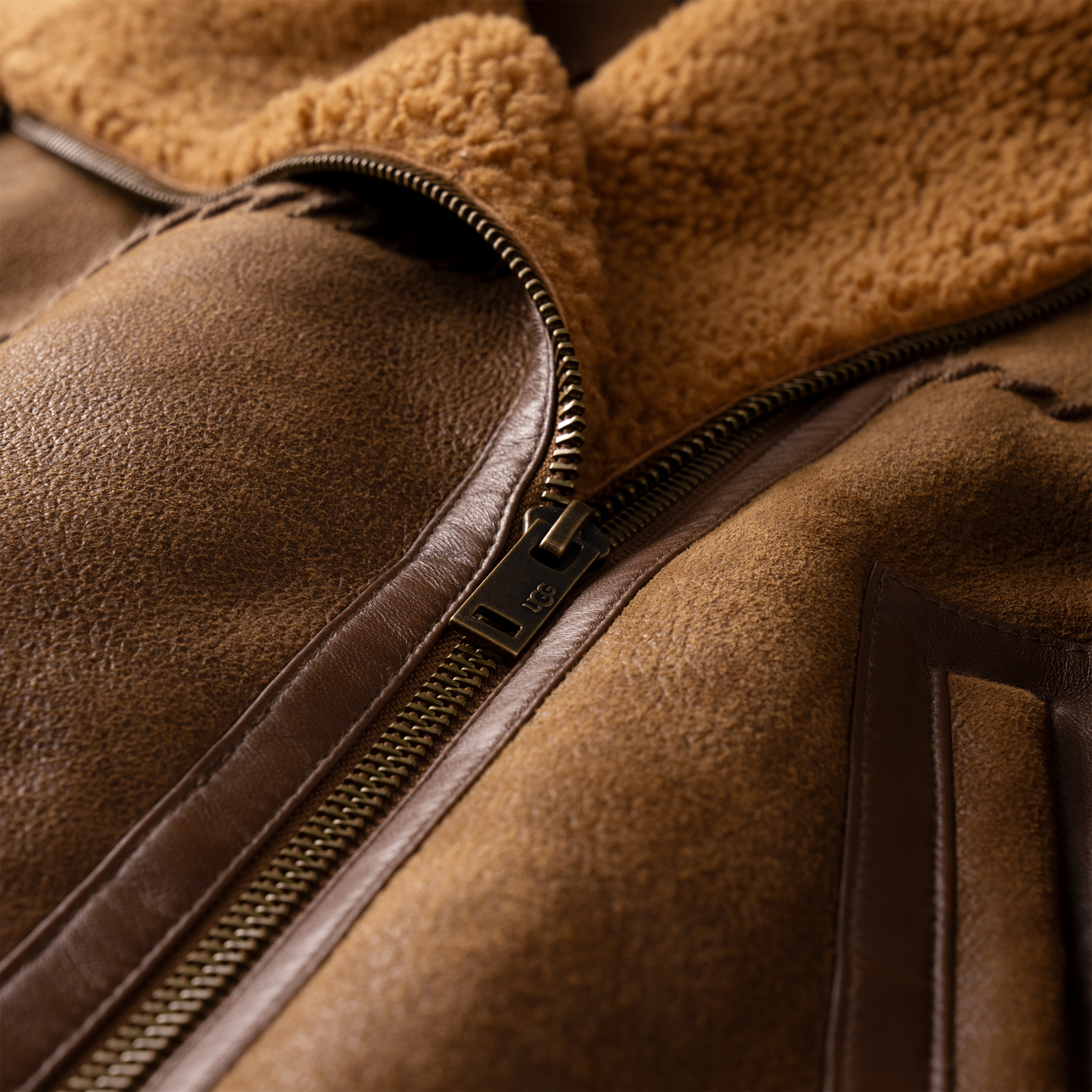 Ugg shearling bomber jacket store