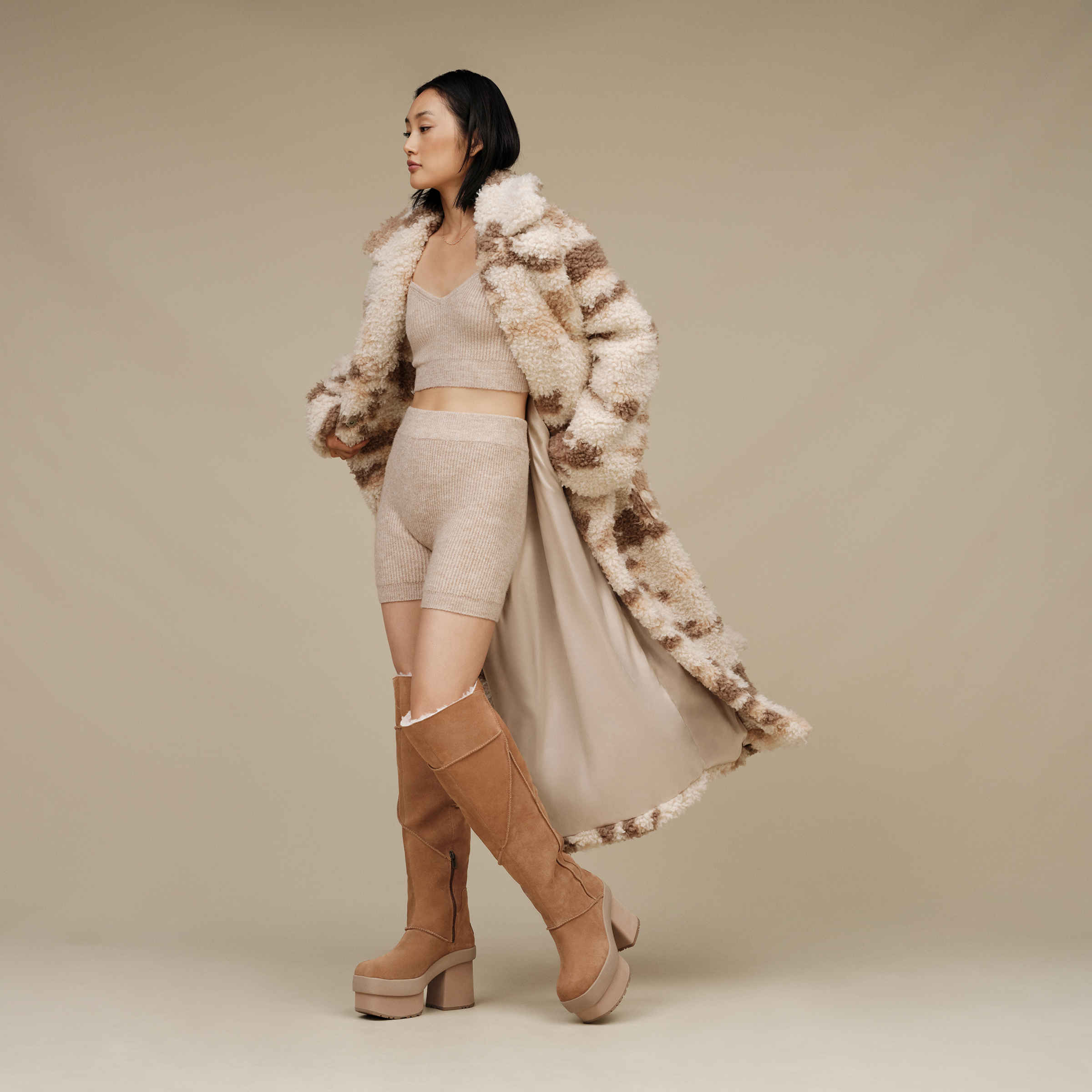 UGG Alesandra Faux Fur Coat Nov for Women UGG